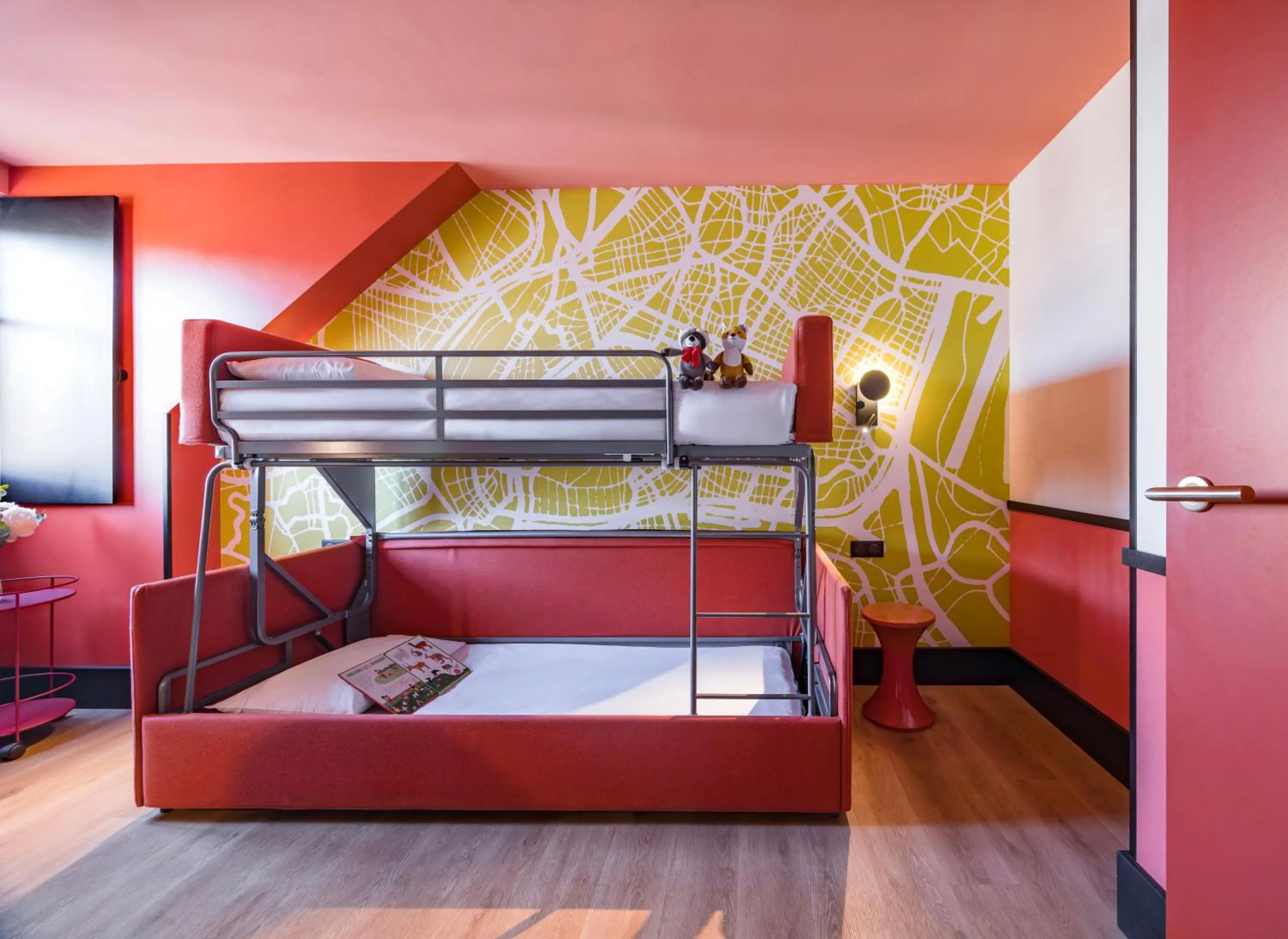 Living room, Bed in Le Grand Hotel