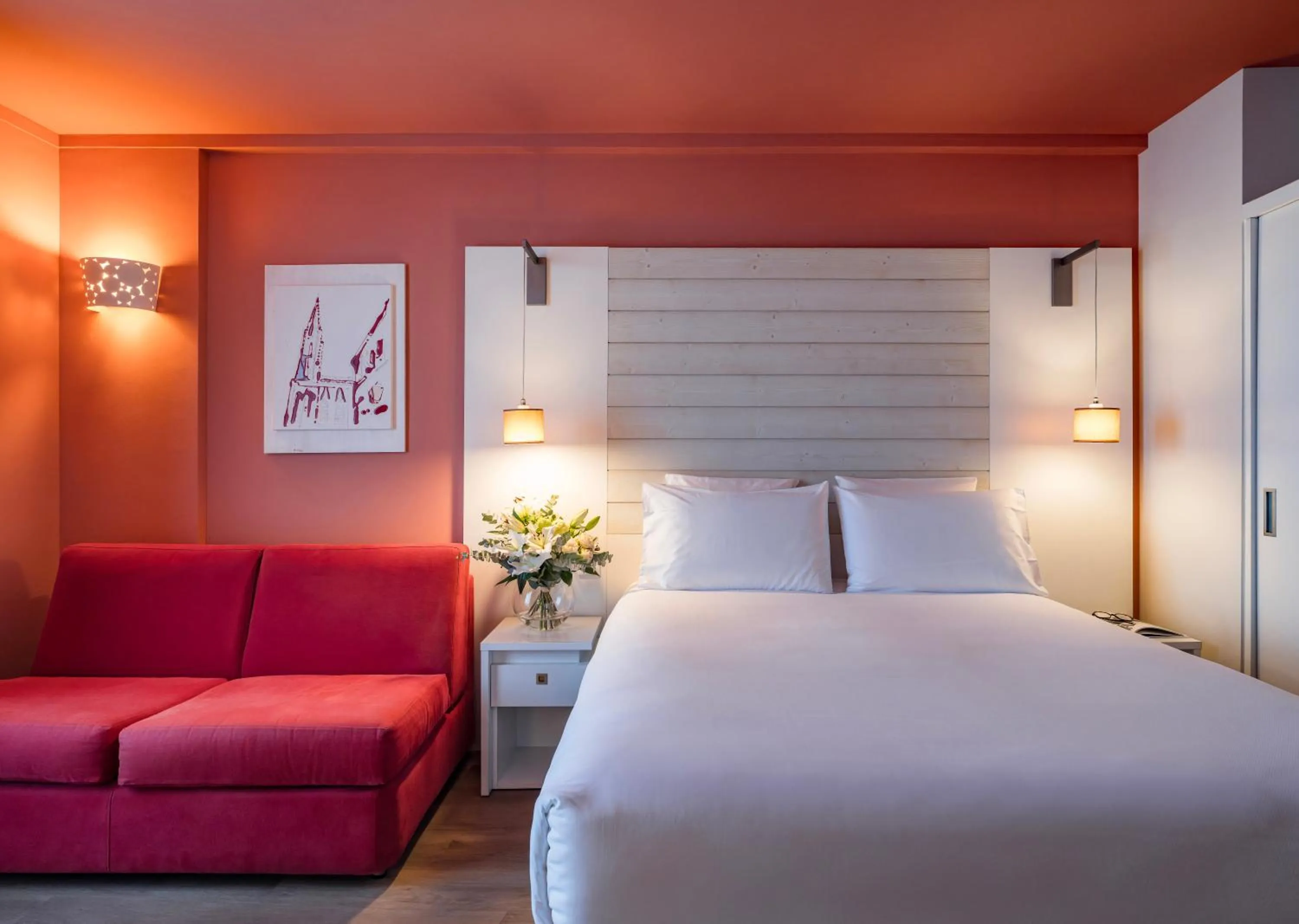 Bed in Le Grand Hotel