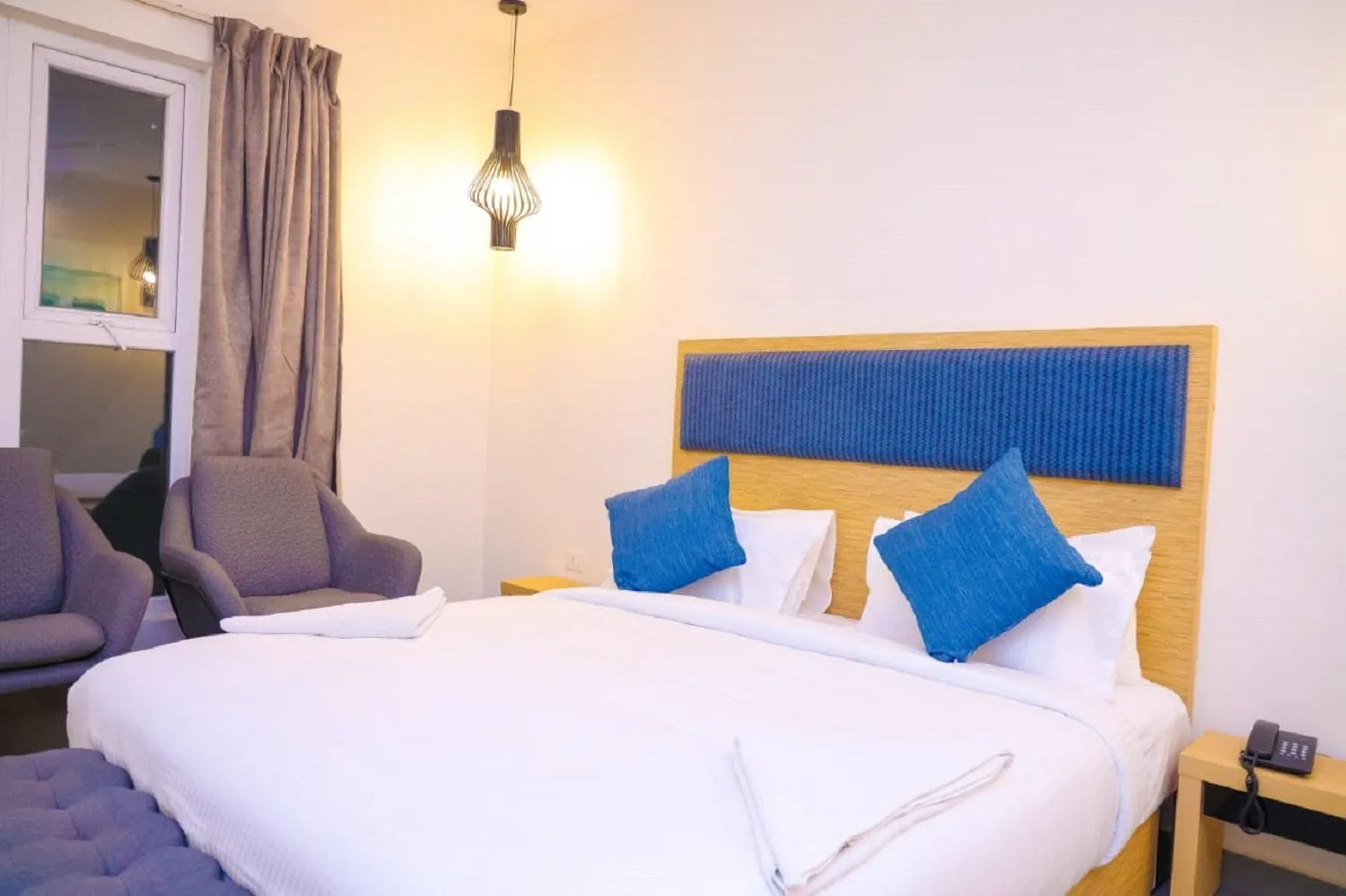 Bedroom, Bed in First Inn Hotels Chennai