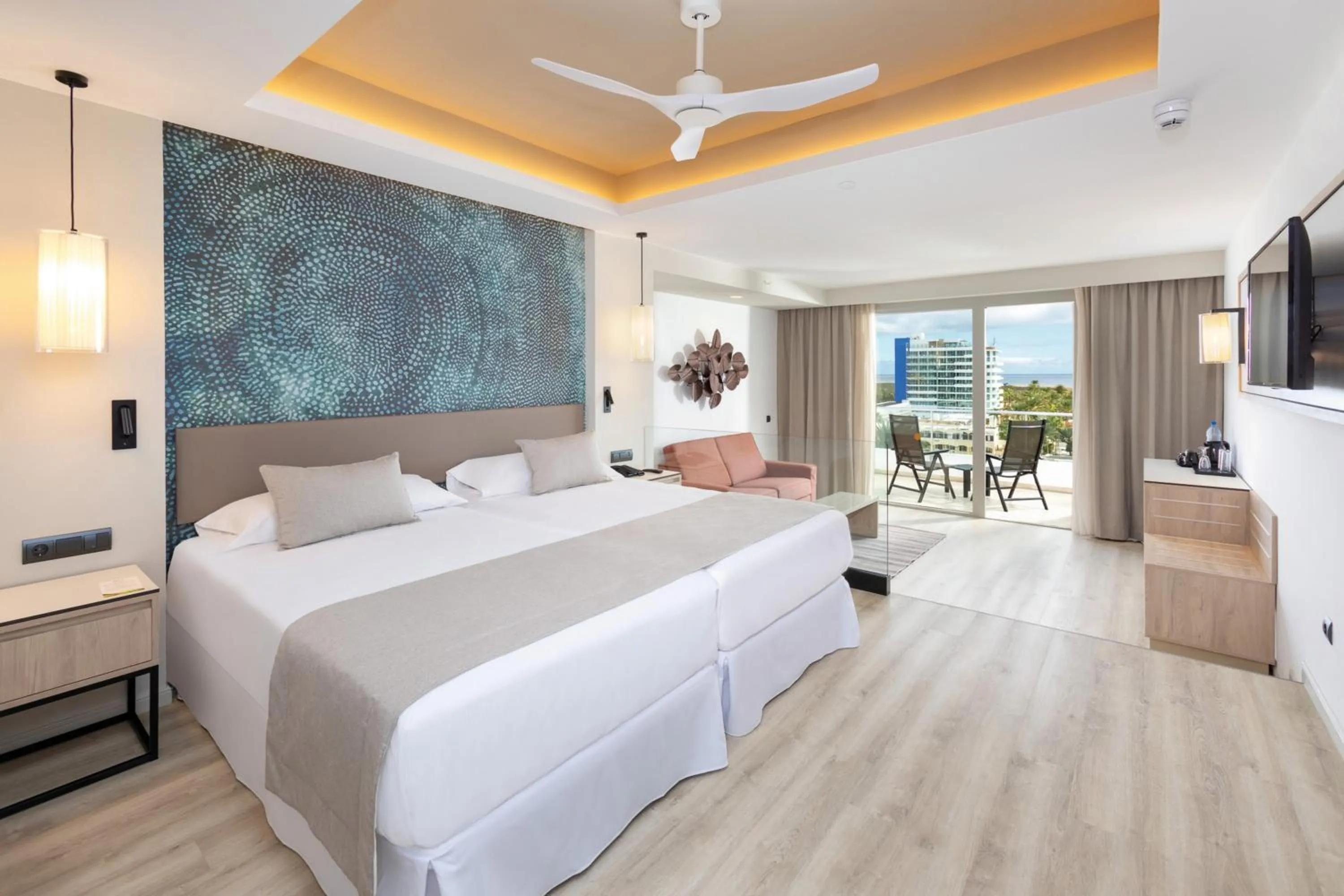 Bed in Hotel Riu Palace Jandia