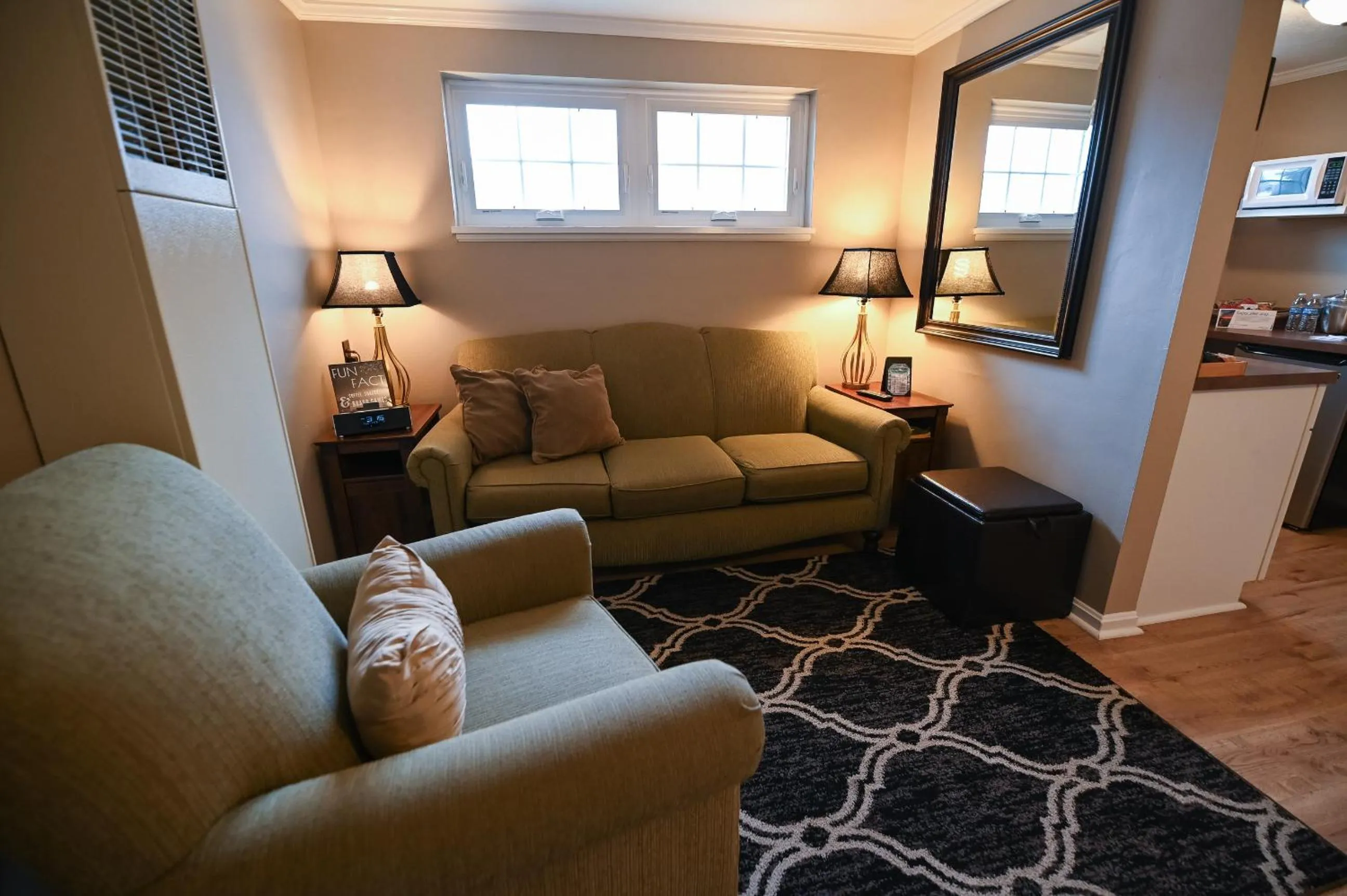 Seating area in The Lakehouse Inn Geneva