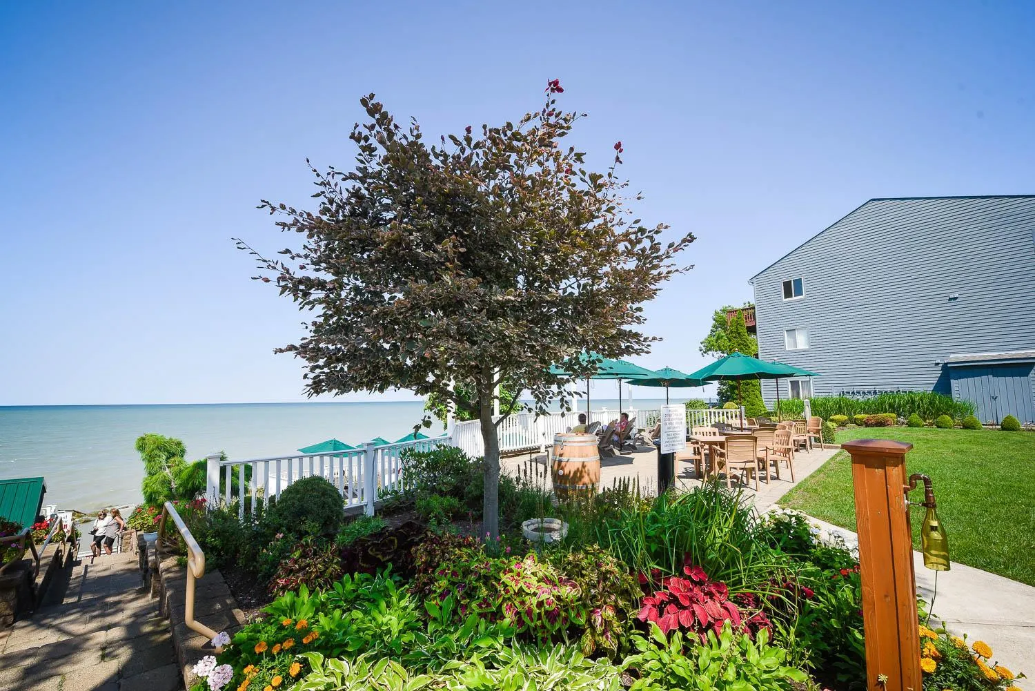 Patio in The Lakehouse Inn Geneva