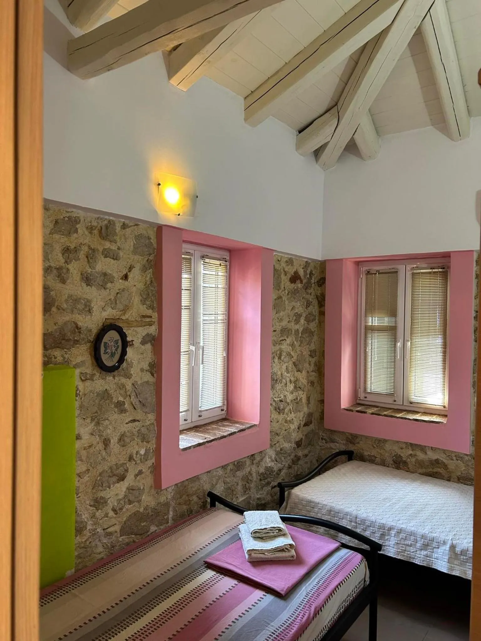 Bed in Sofia Apartments