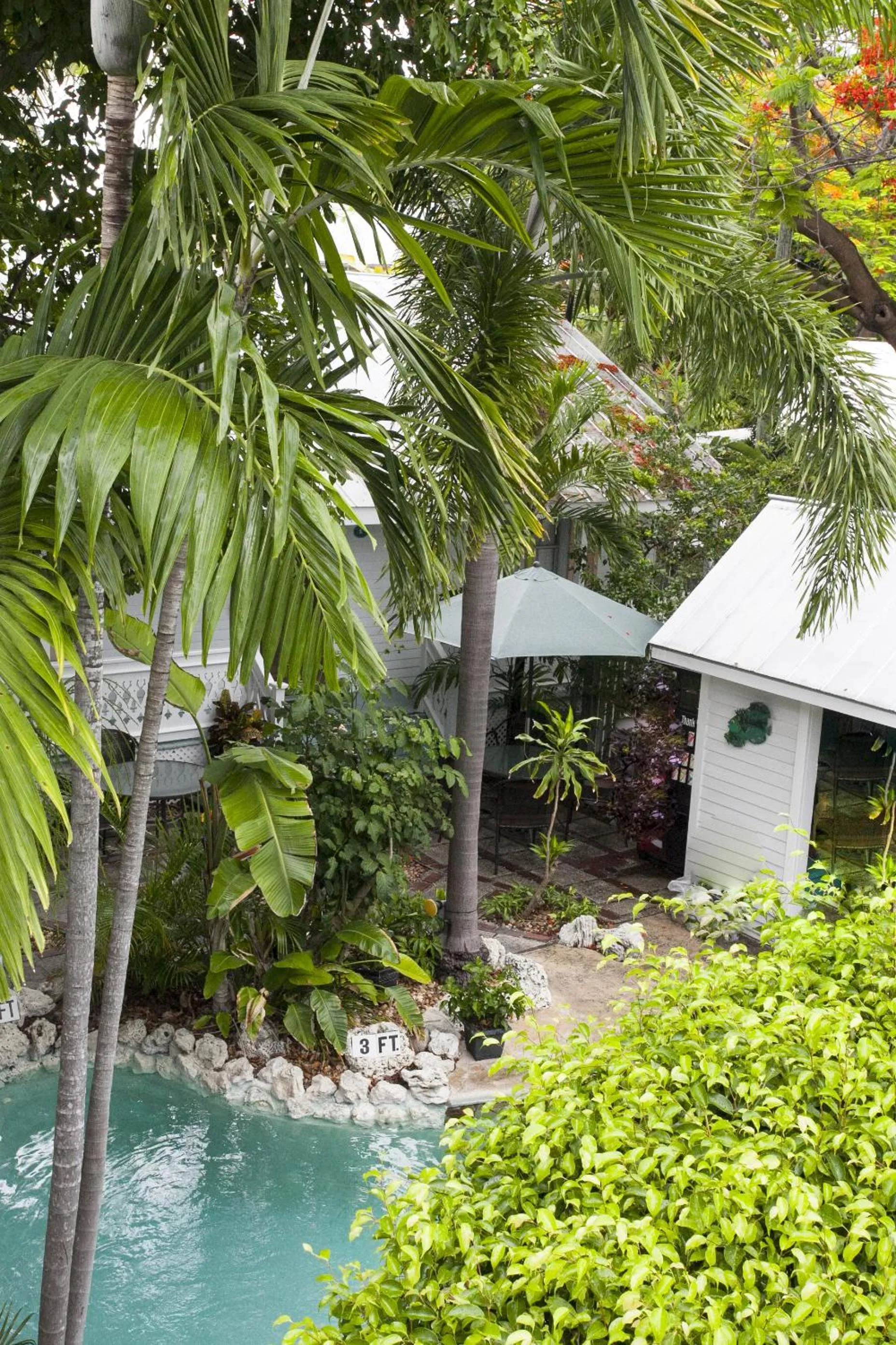 Bird's eye view in Courtney's Place Historic Cottages & Inns