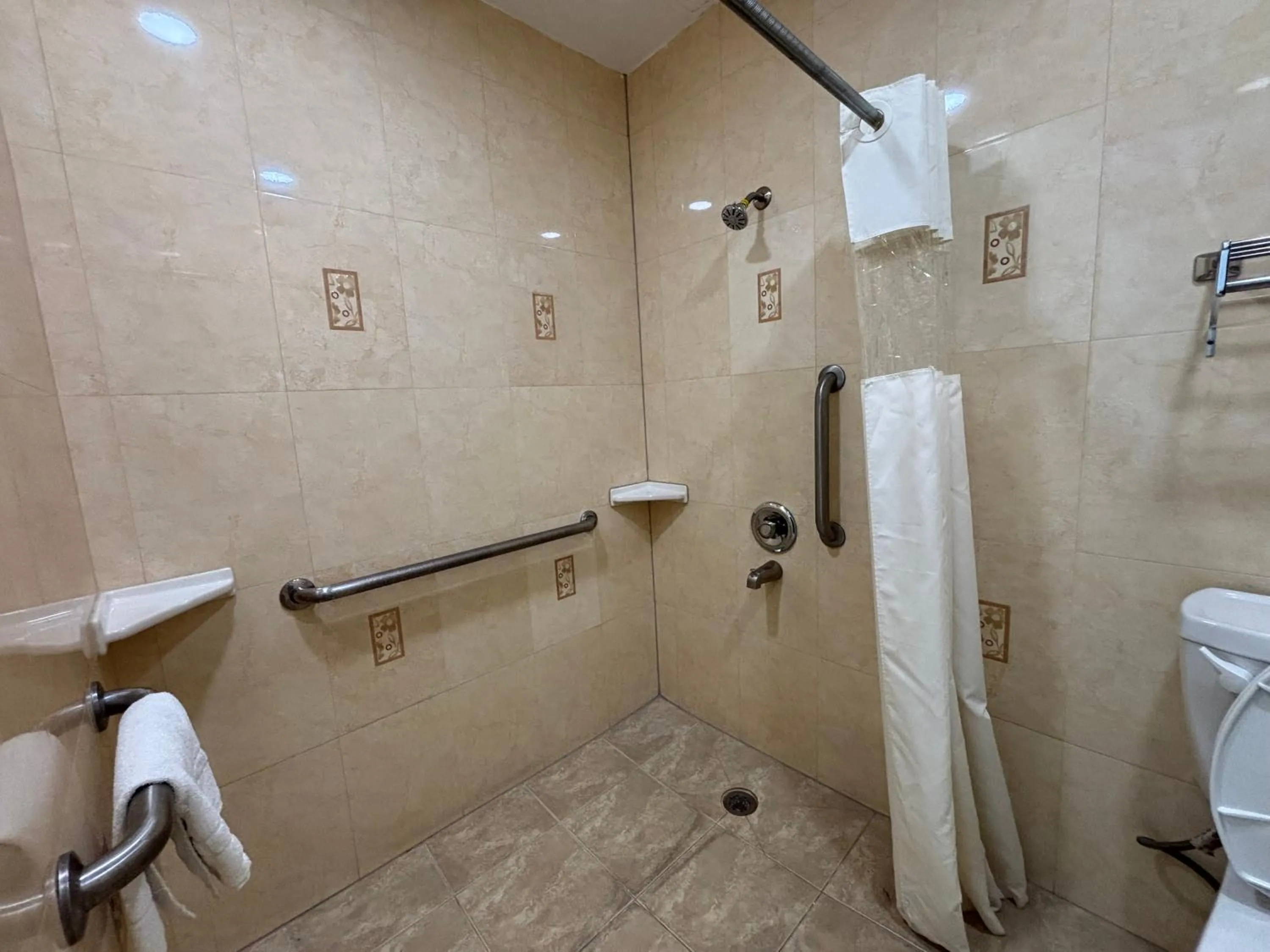 Bathroom in Economy Inn - Burbank Airport