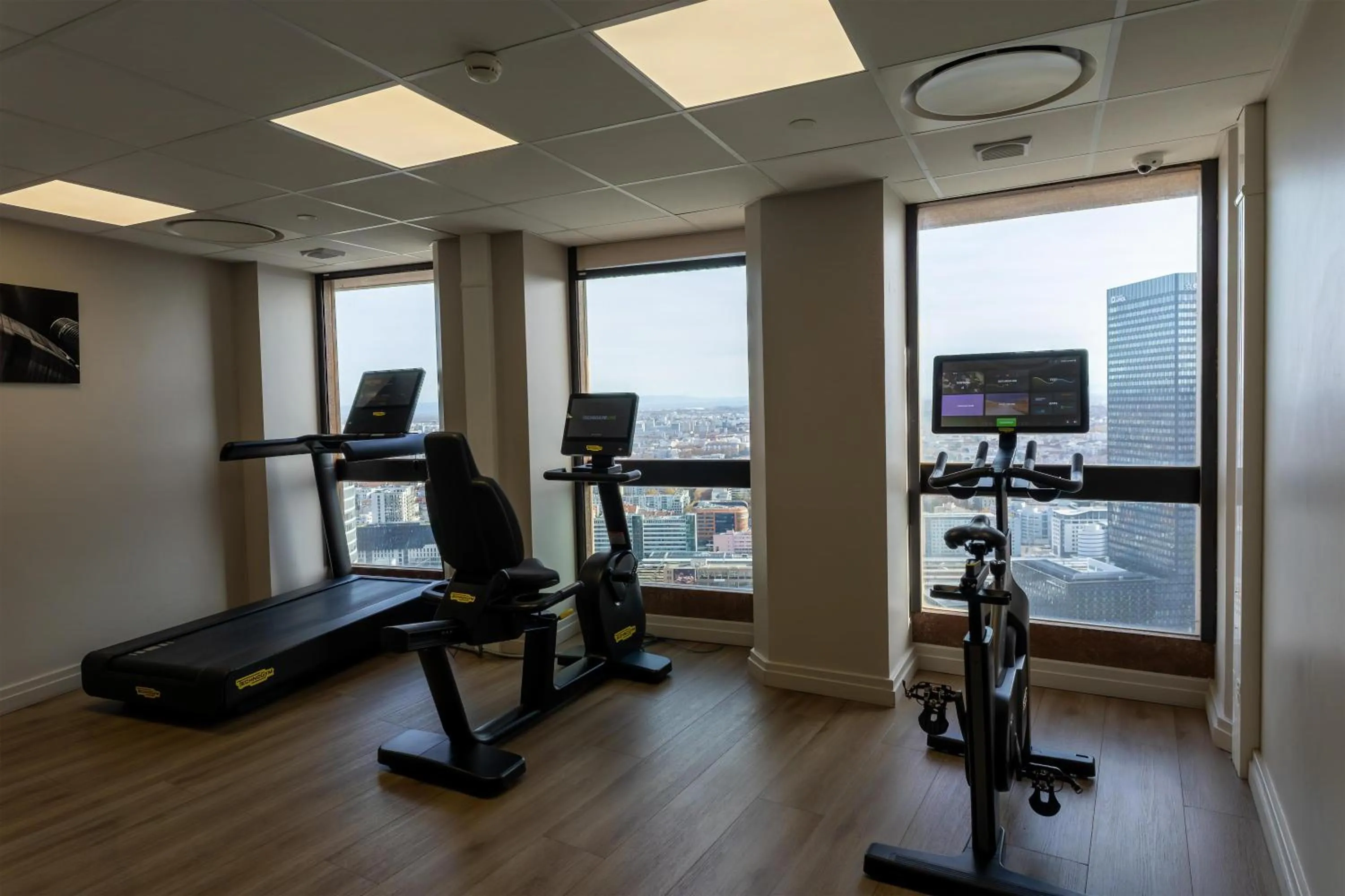 Fitness centre/facilities in Radisson Blu Hotel, Lyon