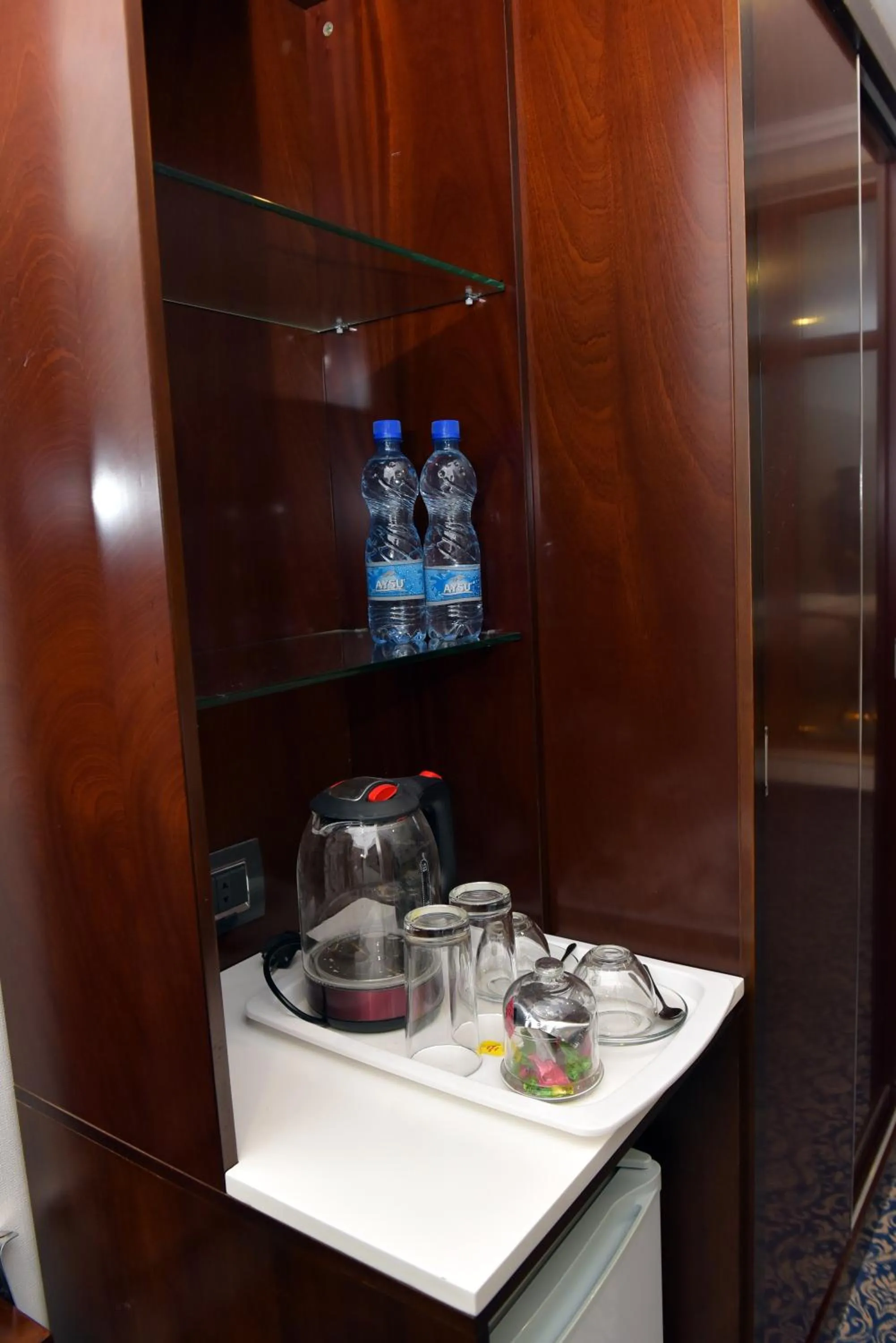 Coffee/tea facilities in Ruma Qala Hotel