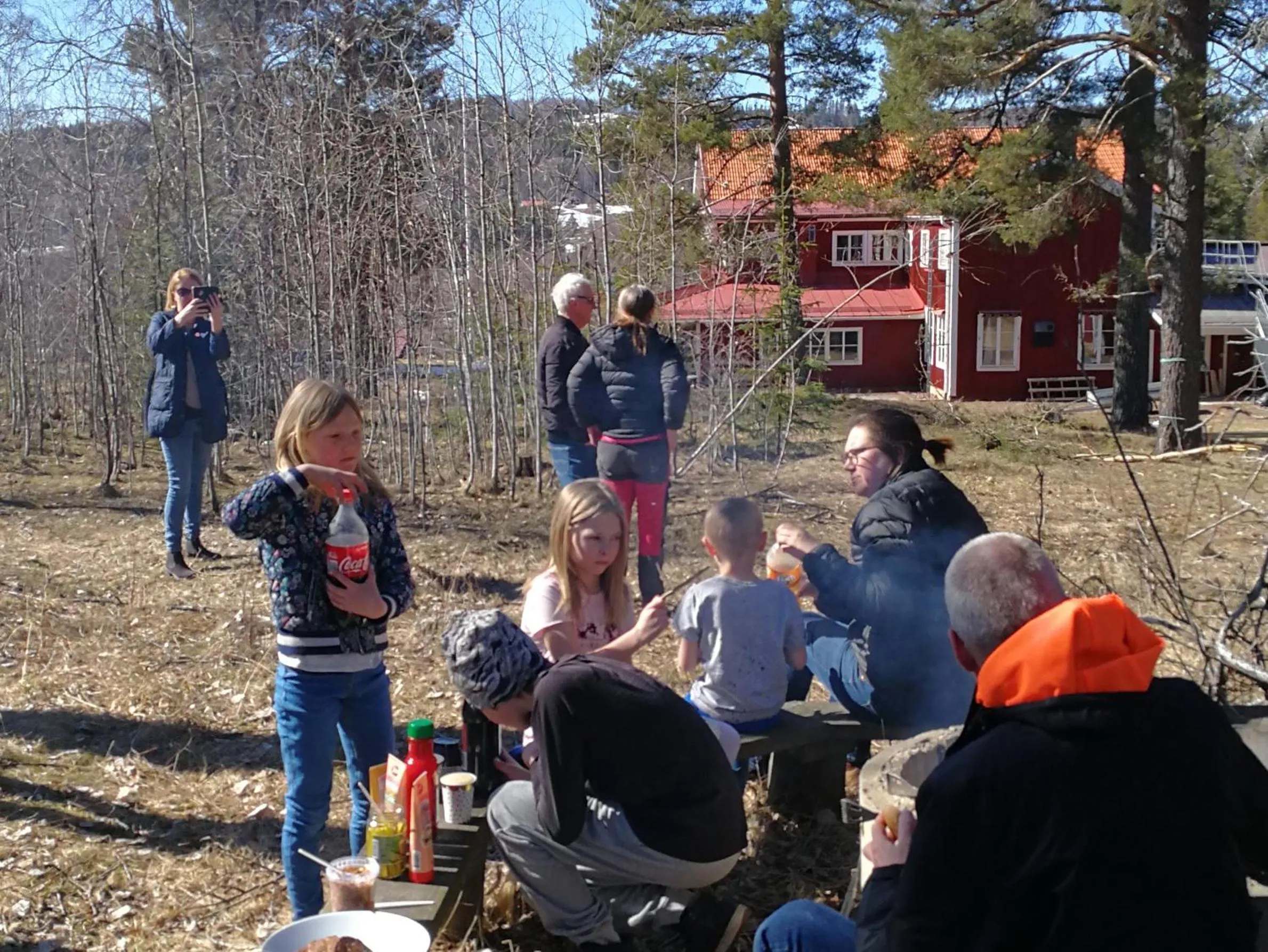 Family in Sjugare Gård Bed & Breakfast