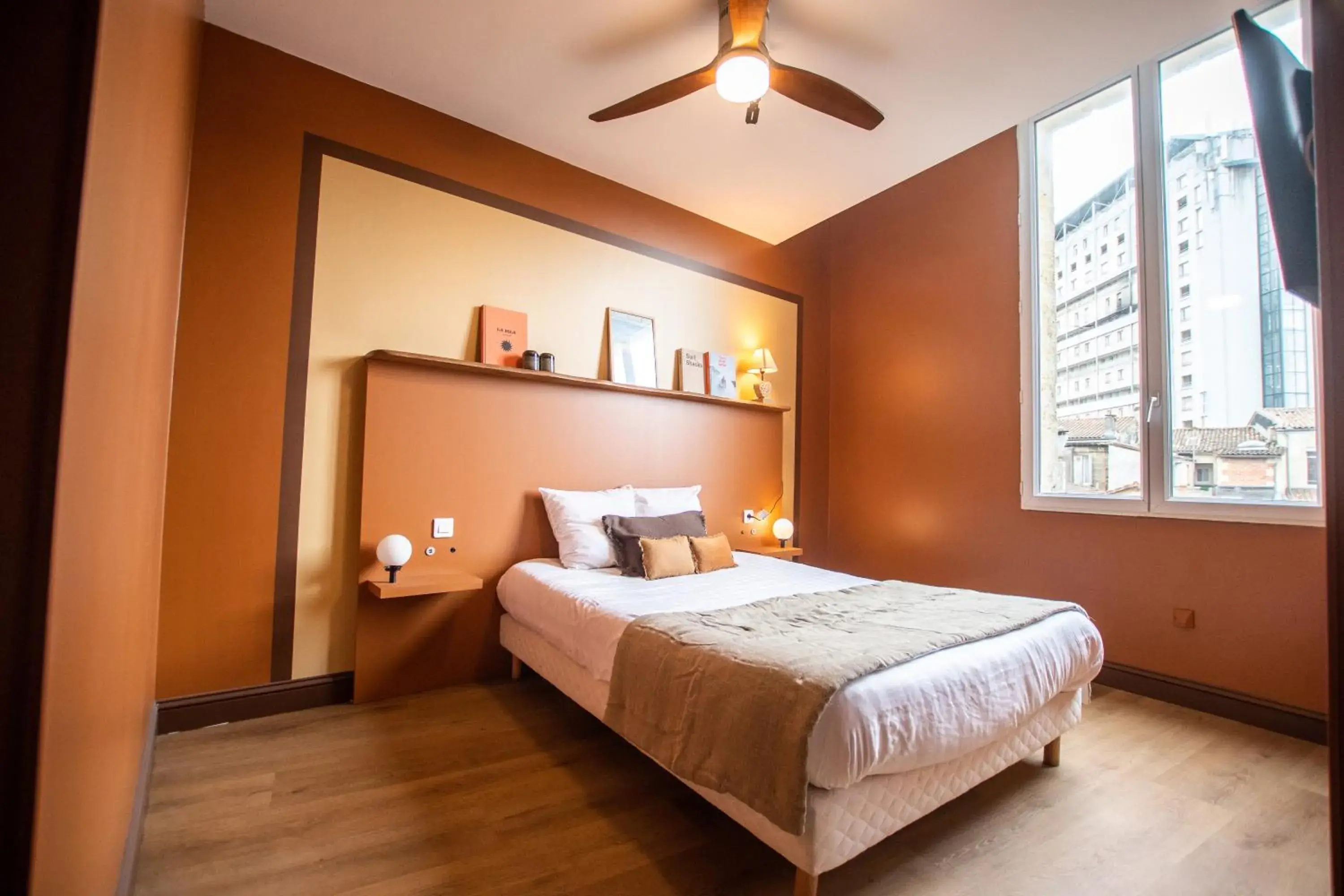 Deluxe Double Room with Garden View in ROSA Boutique Hotel - Bordeaux Centre Gare Deluxe Double Room with Garden View in ROSA Boutique Hotel - Bordeaux Centre Gare