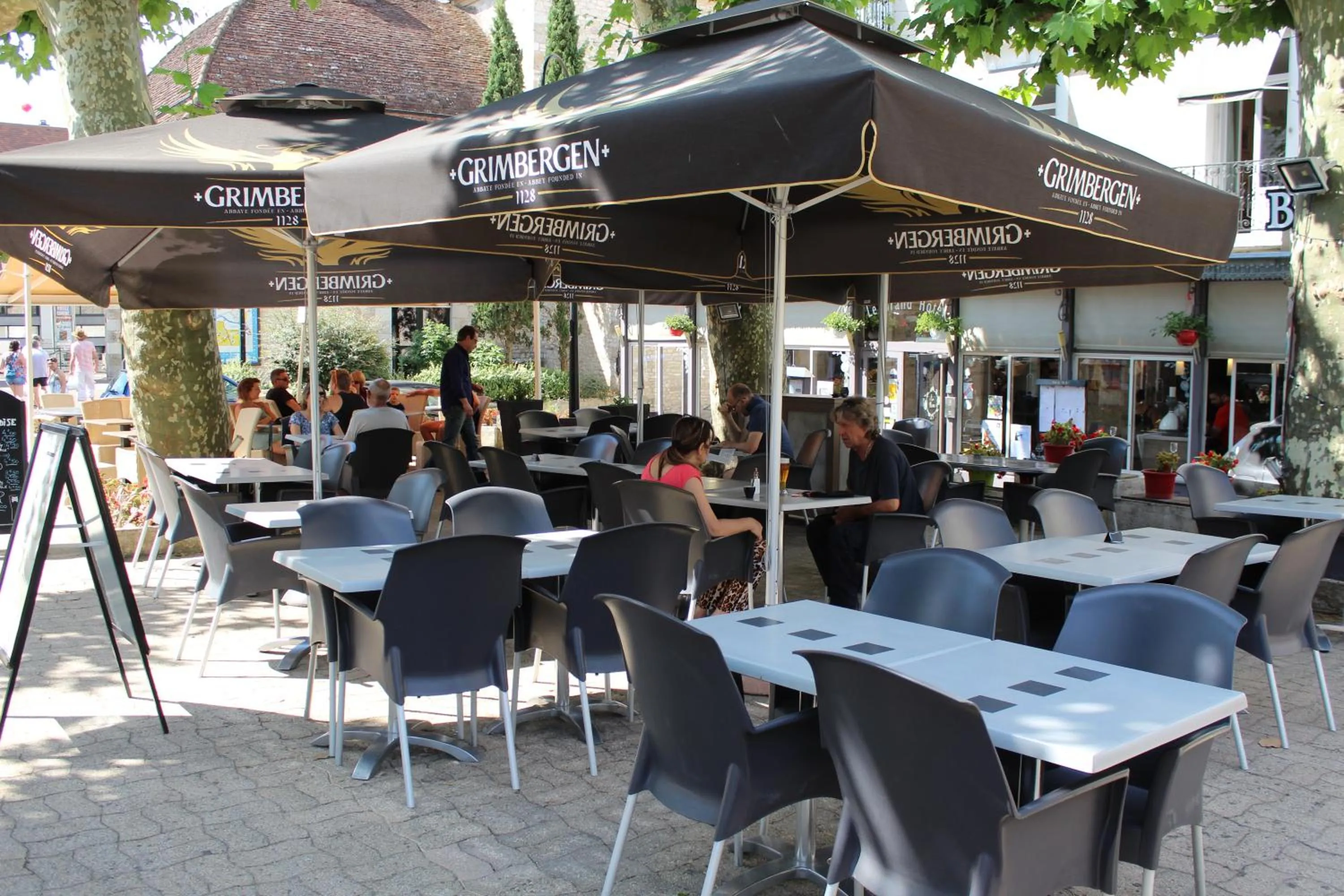 Patio in Le Grand Hôtel