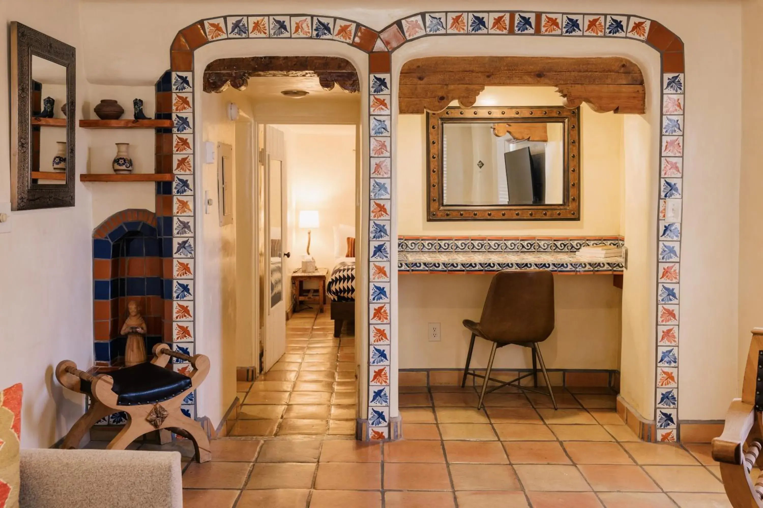 Living room in Pueblo Bonito Inn Living room in Pueblo Bonito Inn