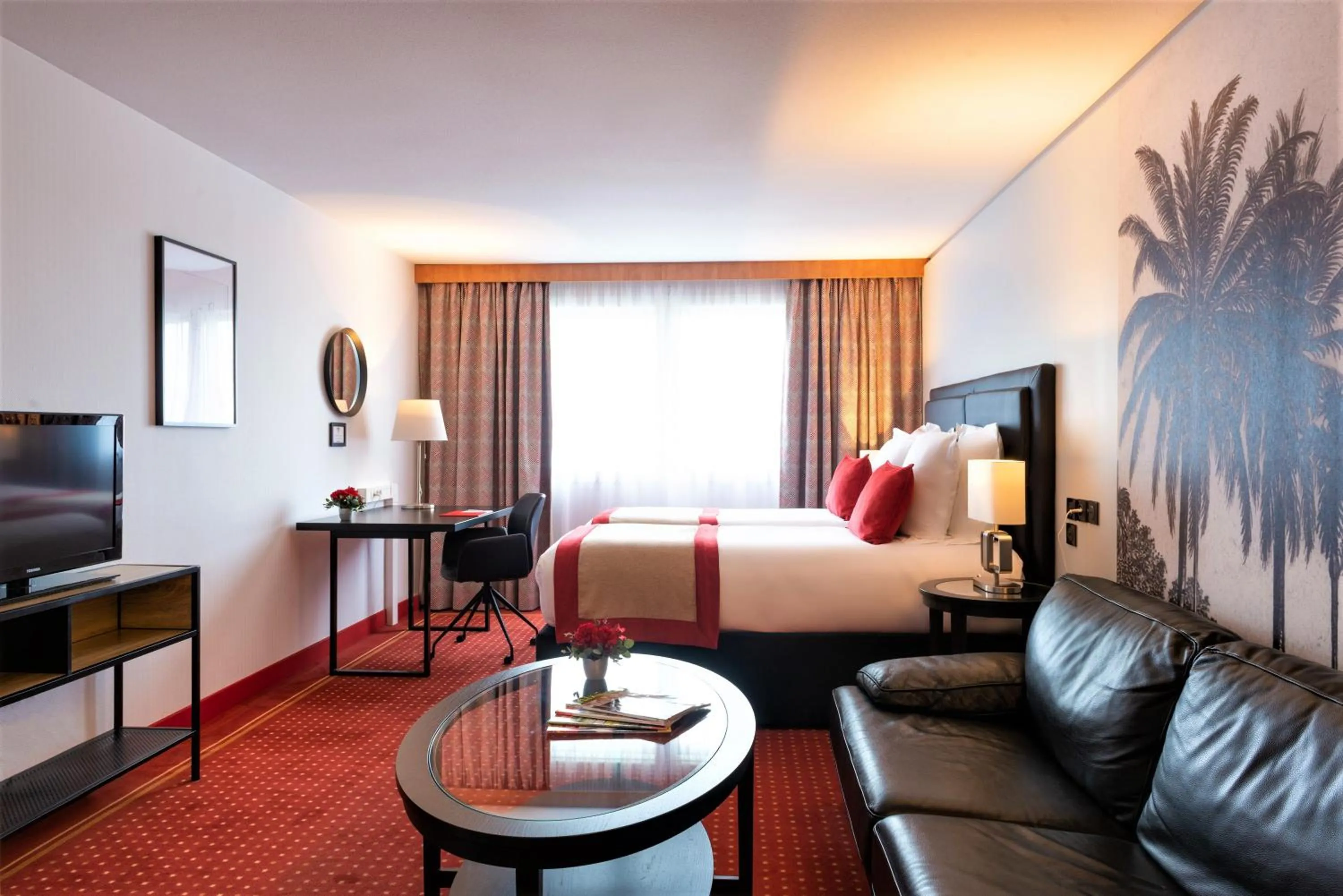 Bedroom, Bed in Le M & Spa Bordeaux Aéroport by Hôtels & Préférence