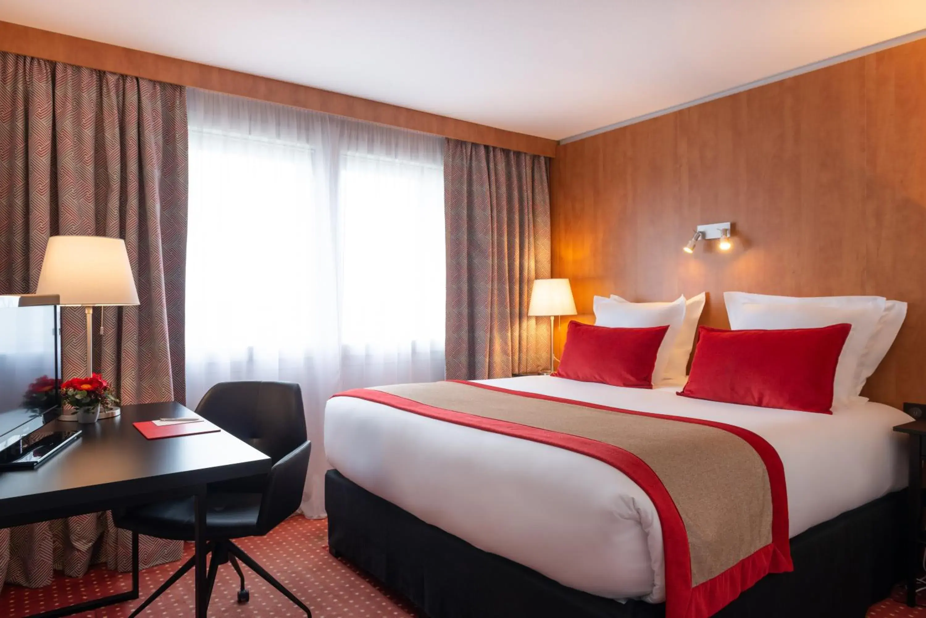 Bed in Le M & Spa Bordeaux Aéroport by Hôtels & Préférence Bed in Le M & Spa Bordeaux Aéroport by Hôtels & Préférence