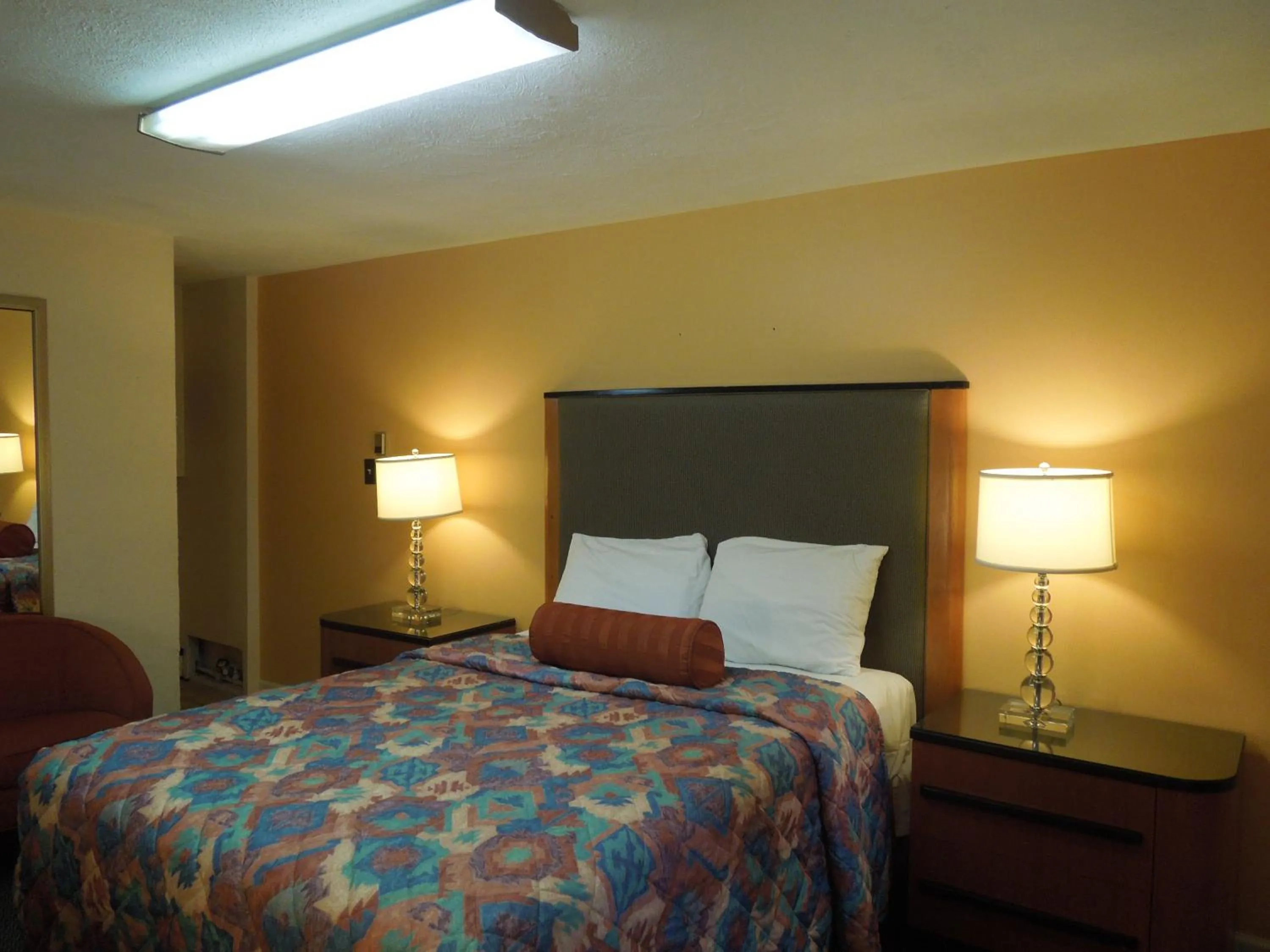 Bed in Sentinel Motel