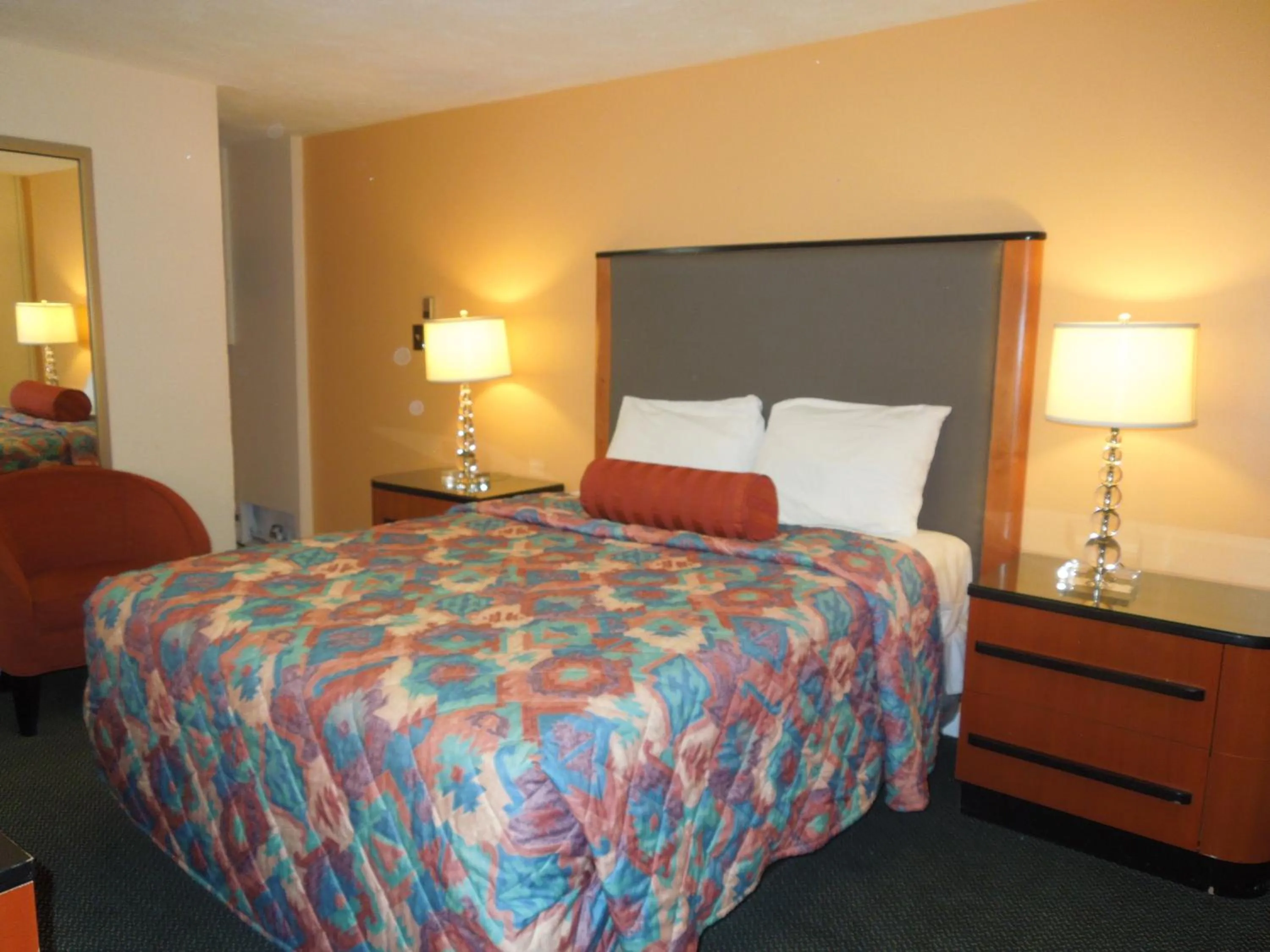 Bed in Sentinel Motel