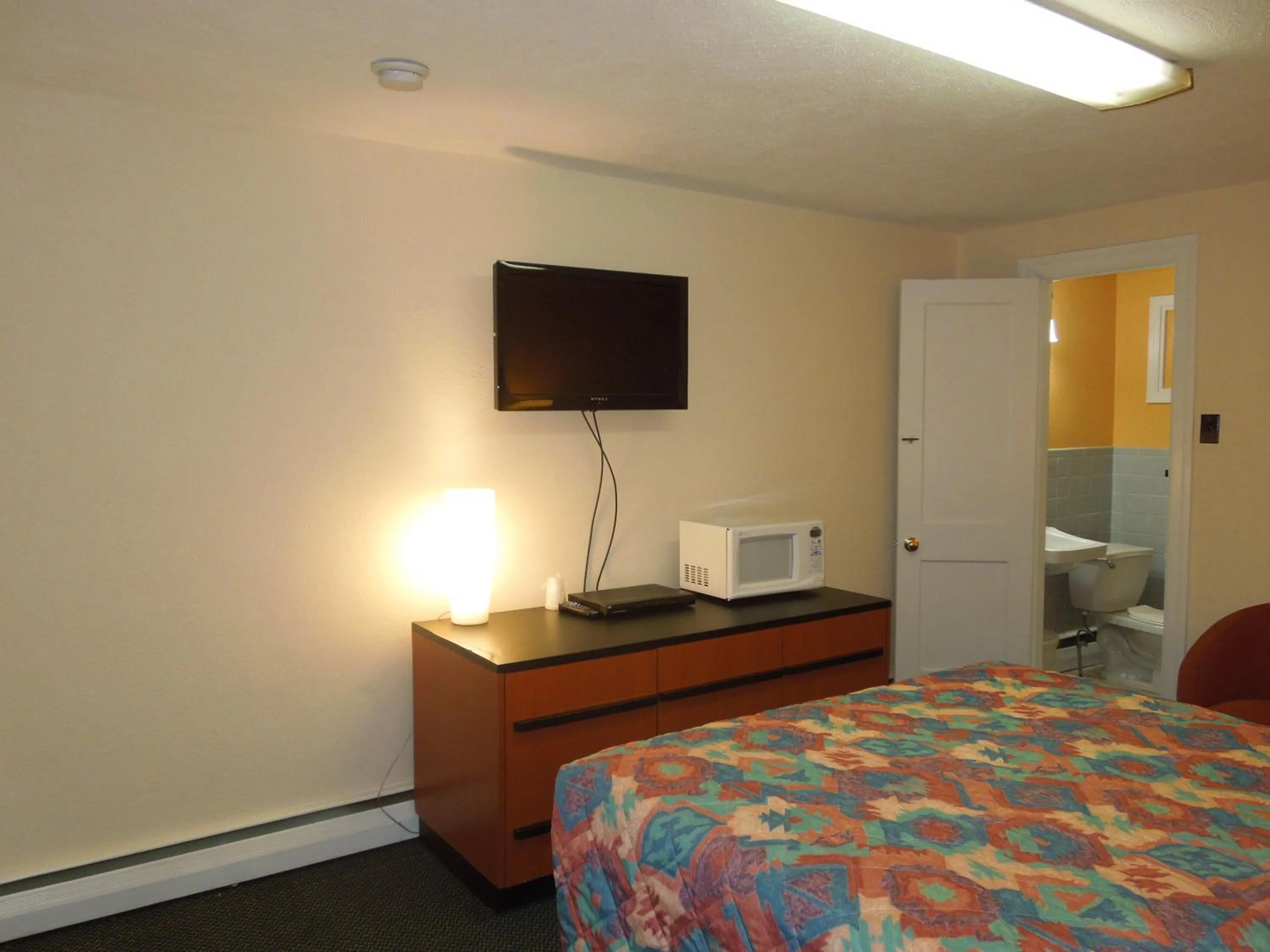 Bed in Sentinel Motel