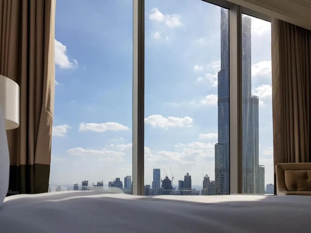 Bedroom, Bed in Amazing 2 bedroom with full burj view