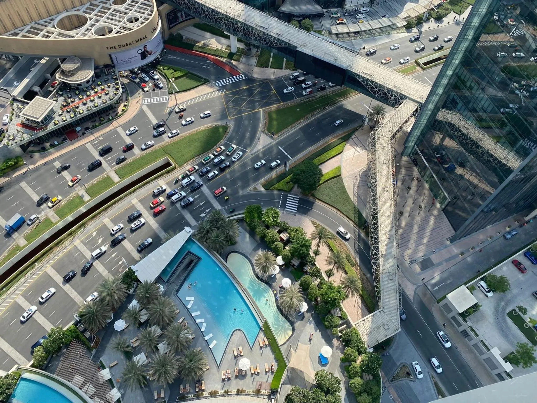Bird's eye view in Amazing 2 bedroom with full burj view