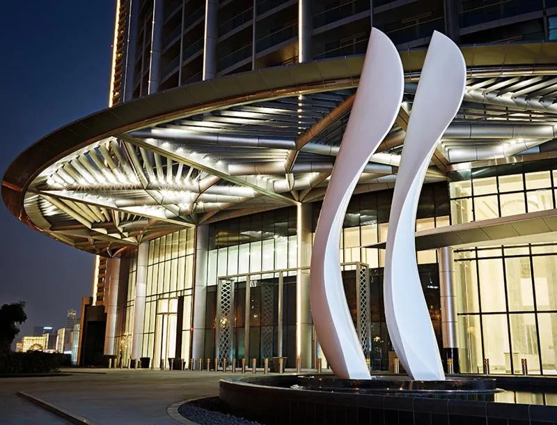 Property building in Amazing 2 bedroom with full burj view