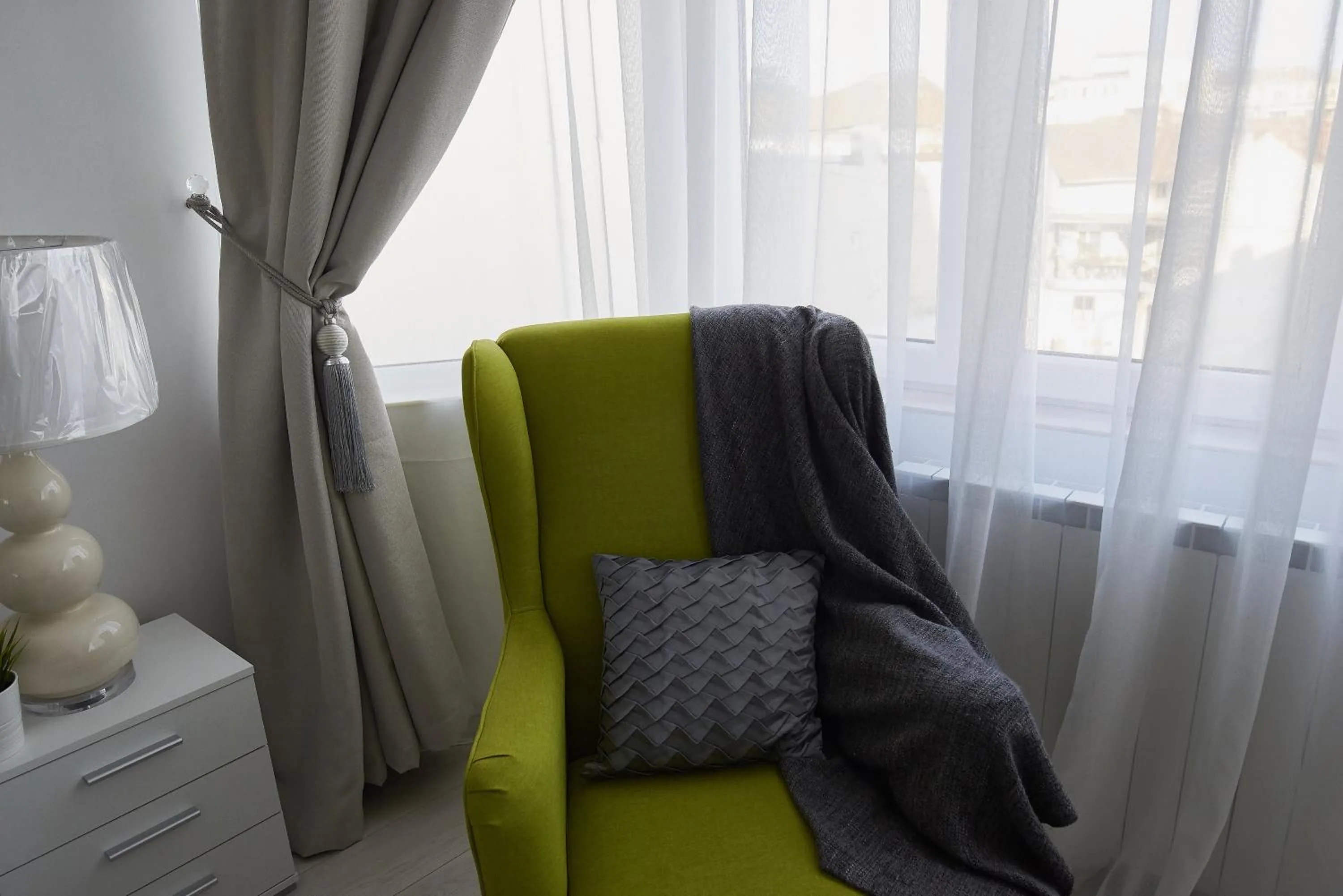 Seating area in Metropole Apartments Old Town