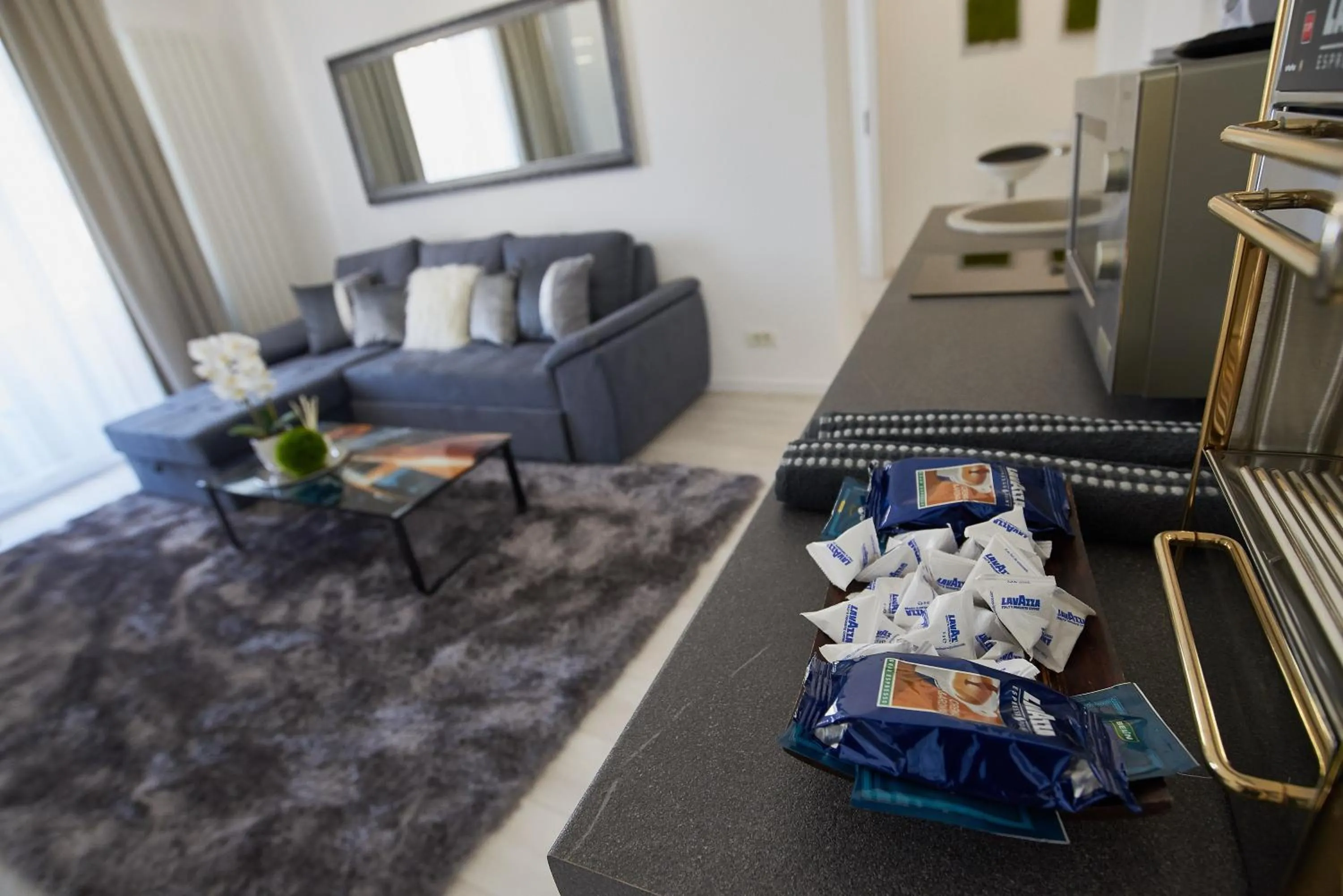 Living room in Metropole Apartments Old Town