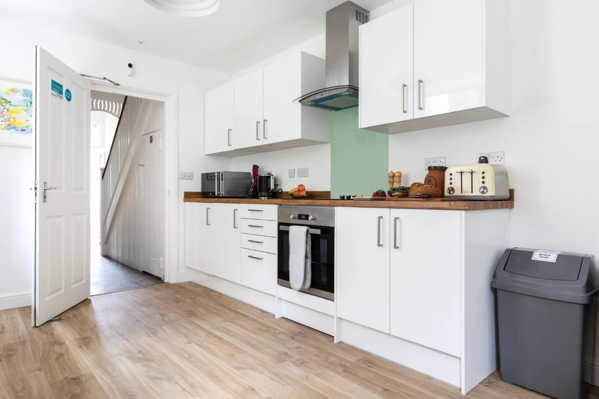 Communal kitchen in Ocean House