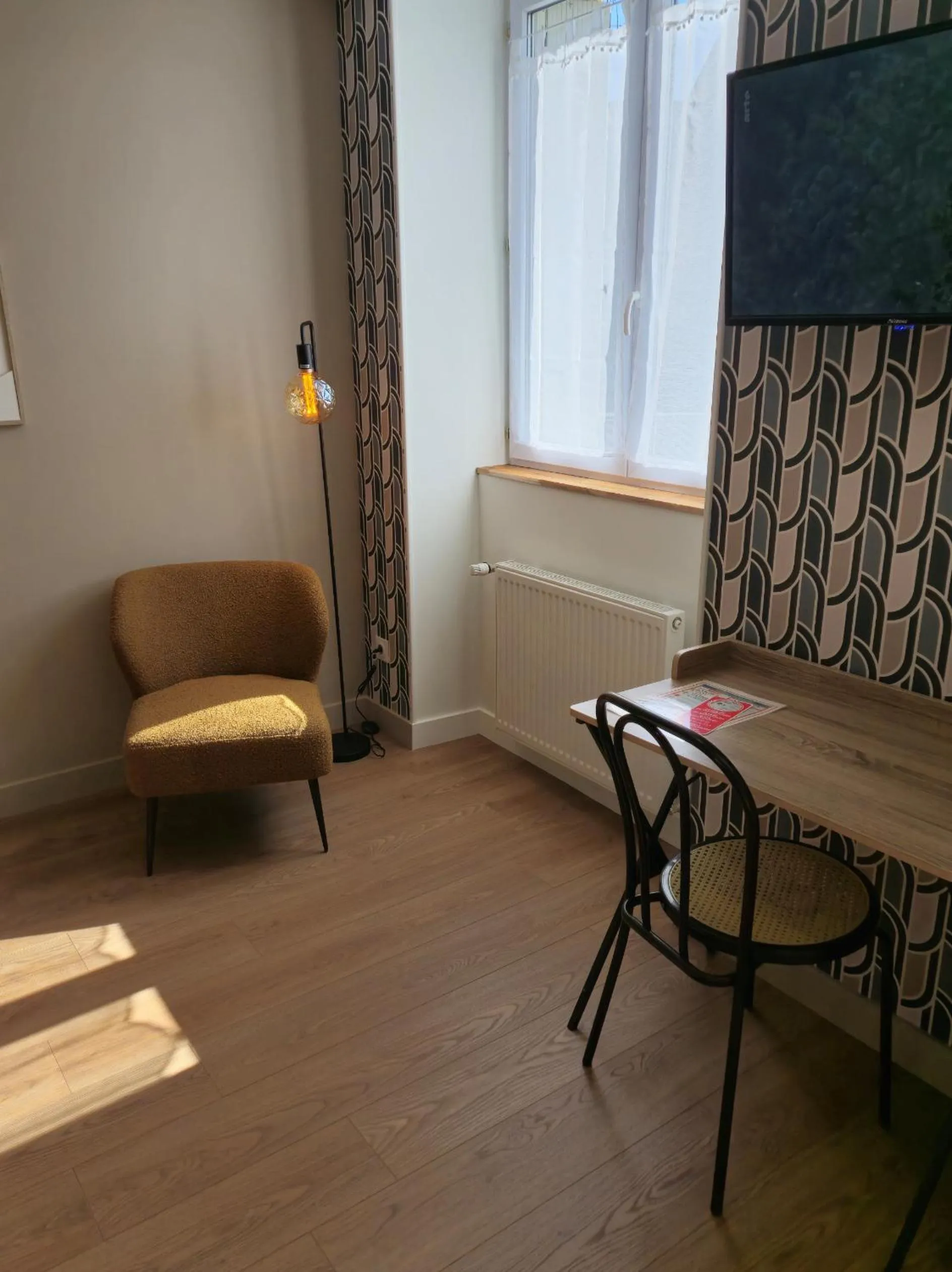 Seating area in Le Beaugency