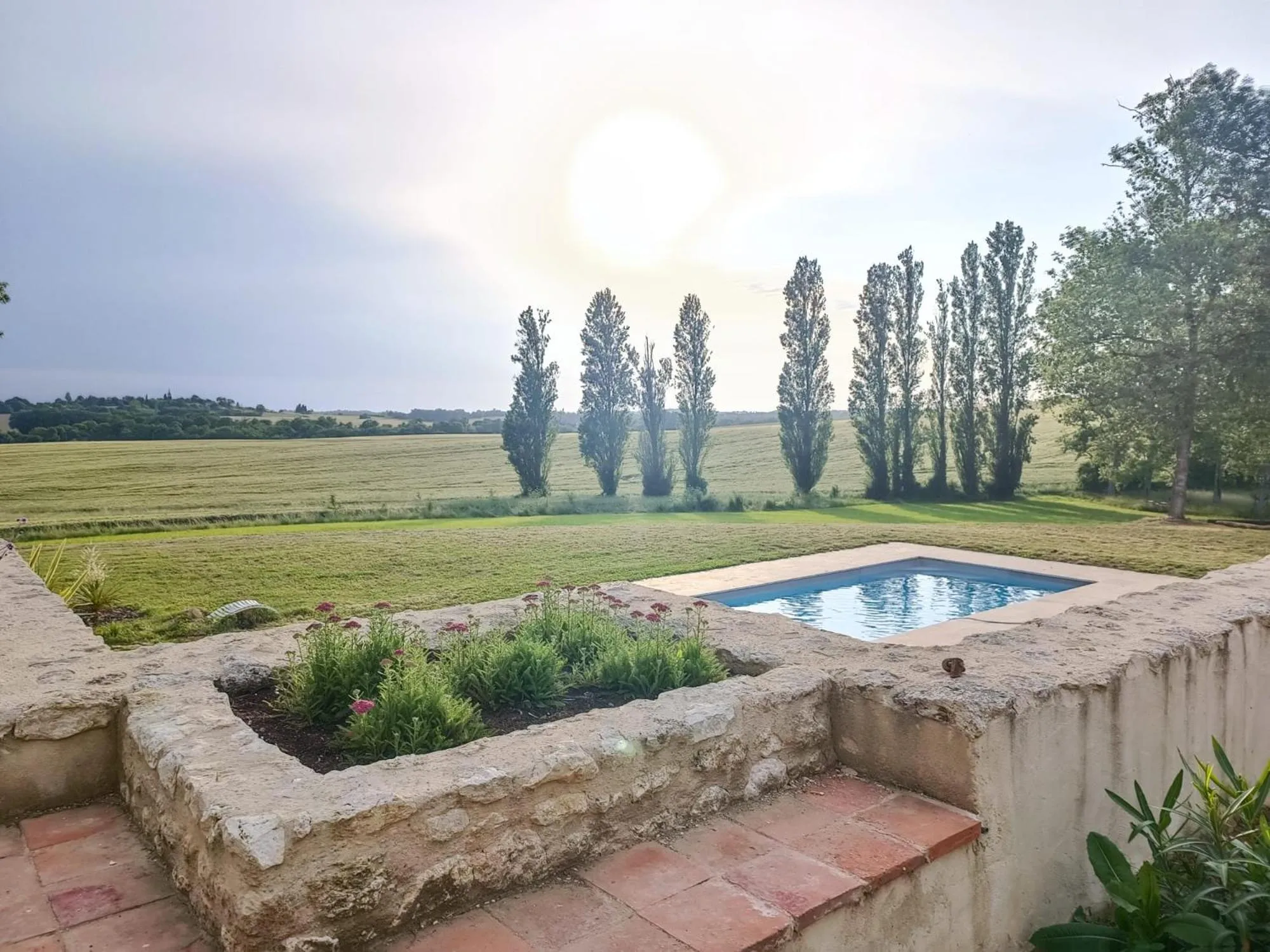 Swimming pool in Maison Saint-Pé (Gers)