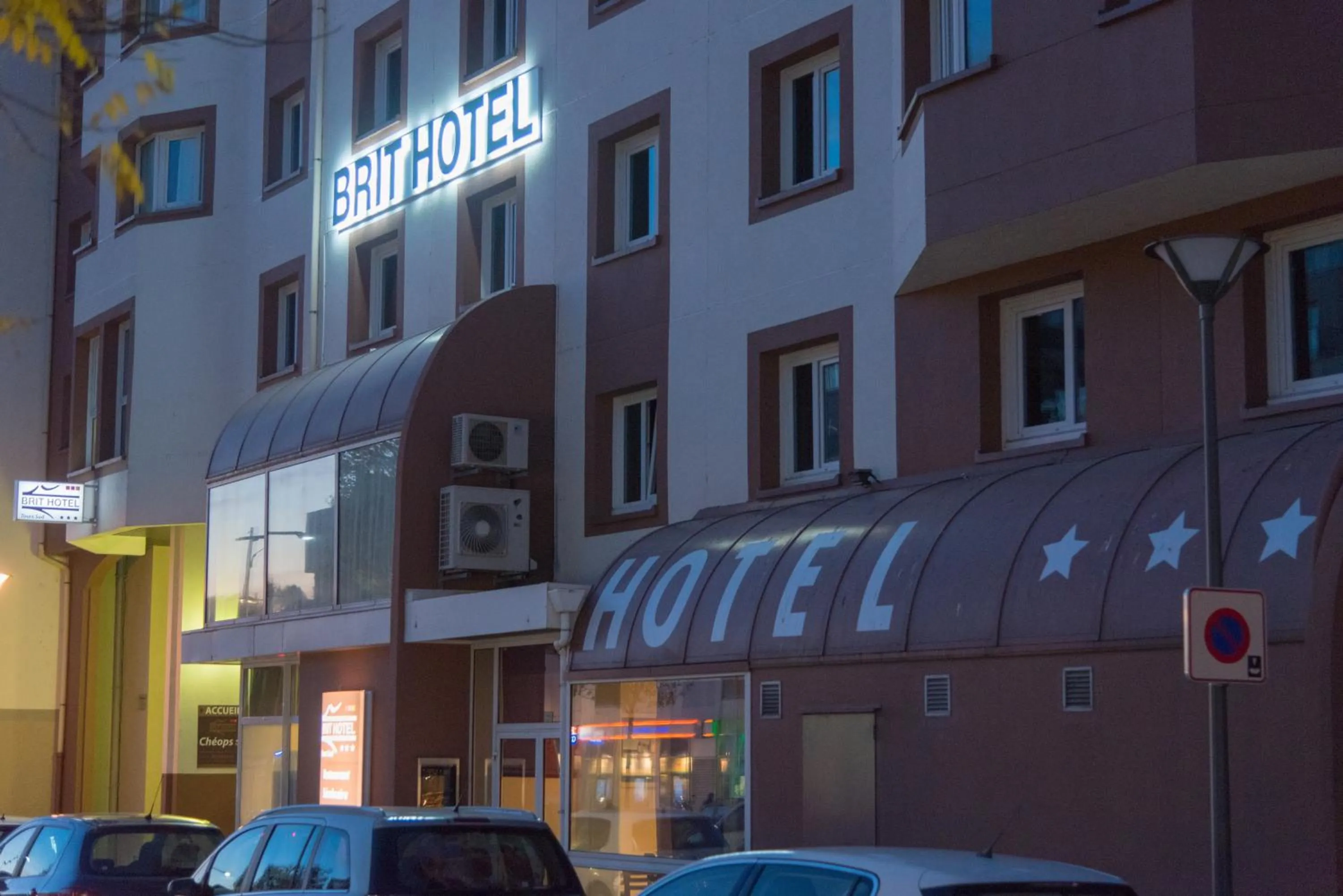 Property building in Brit Hotel Tours Sud – Le Cheops