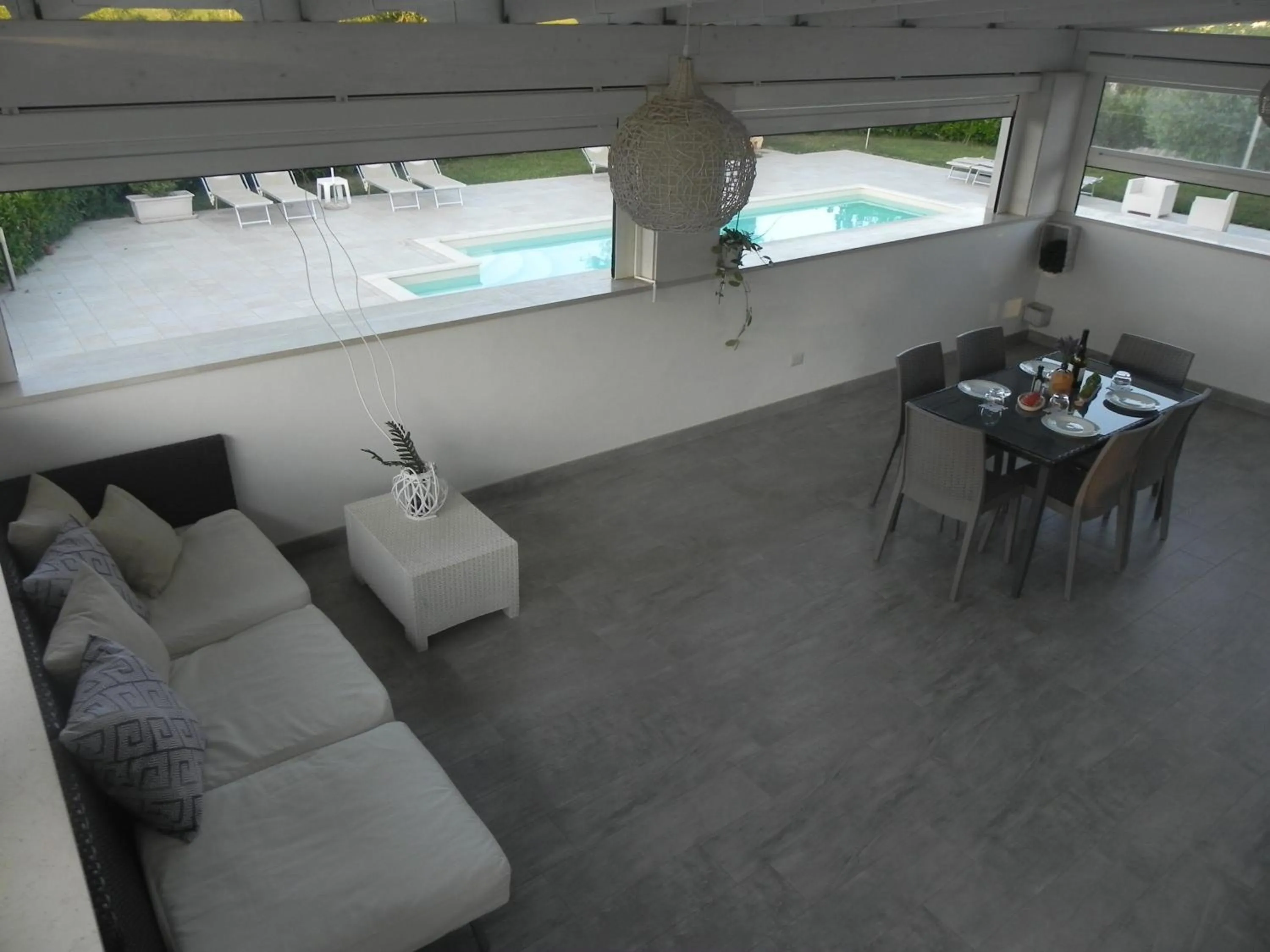 Living room in Resort Pietra Bianca