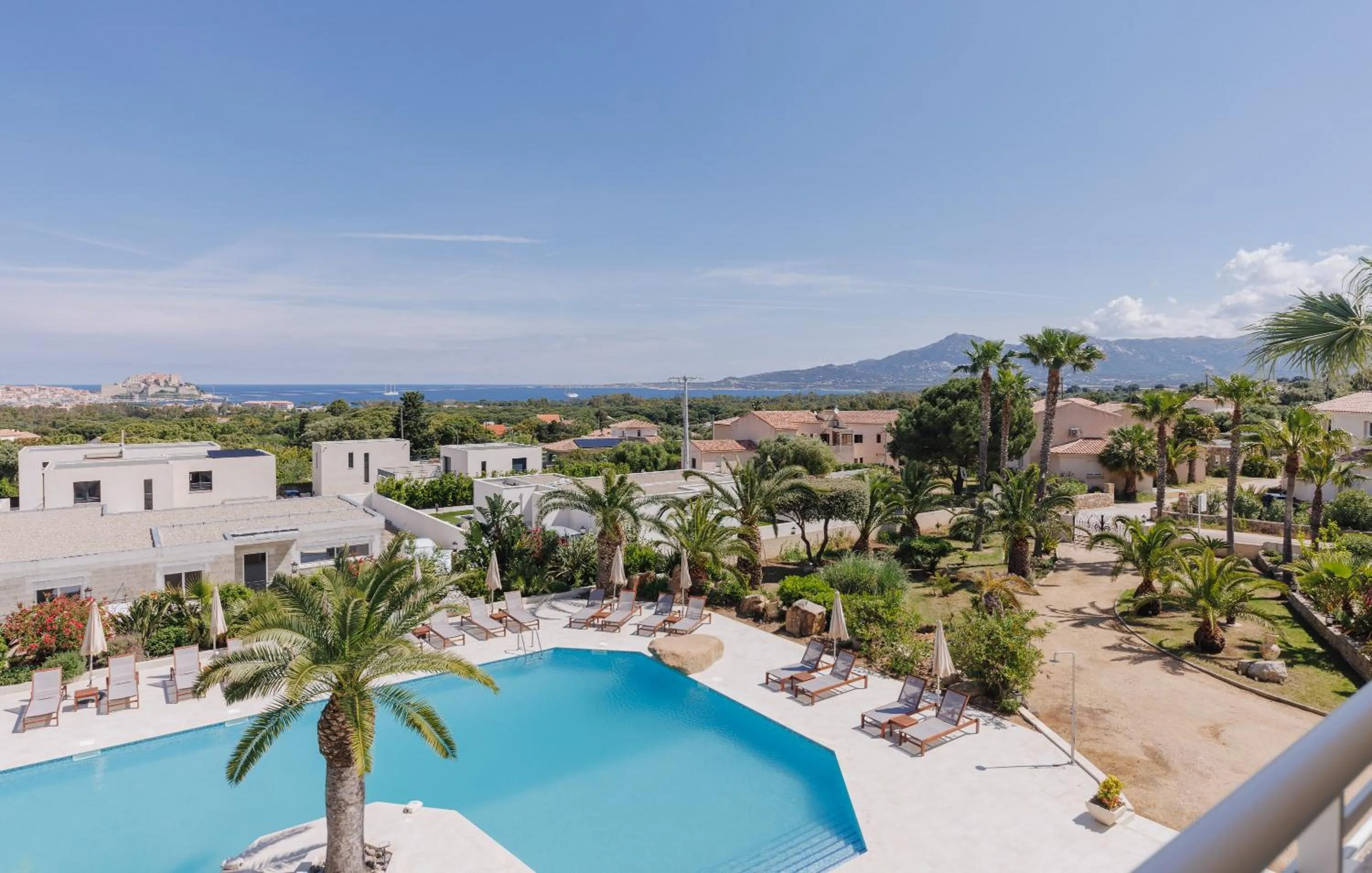 Mountain view in Hotel Corsica & Spa Serena