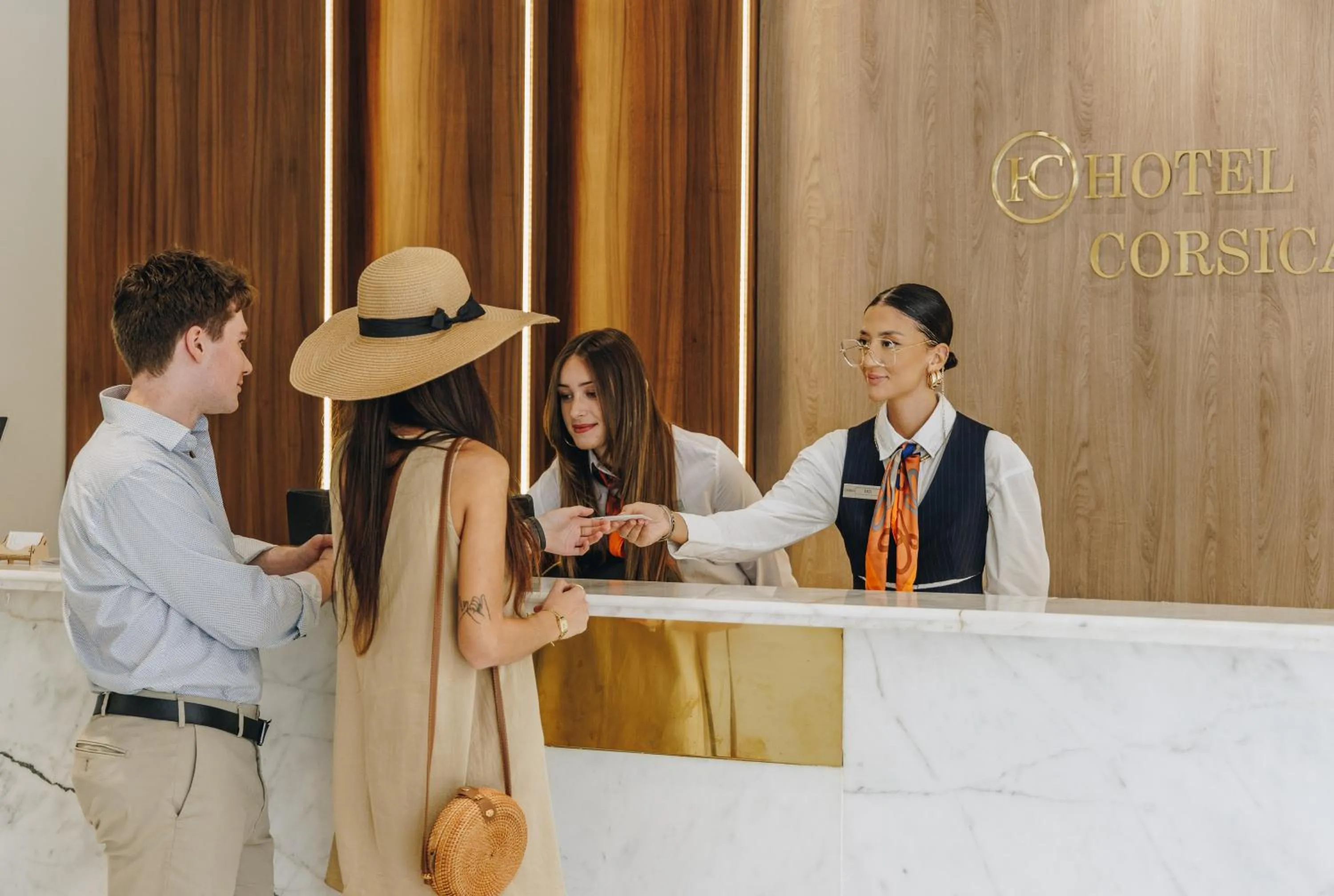 Lobby or reception in Hotel Corsica & Spa Serena