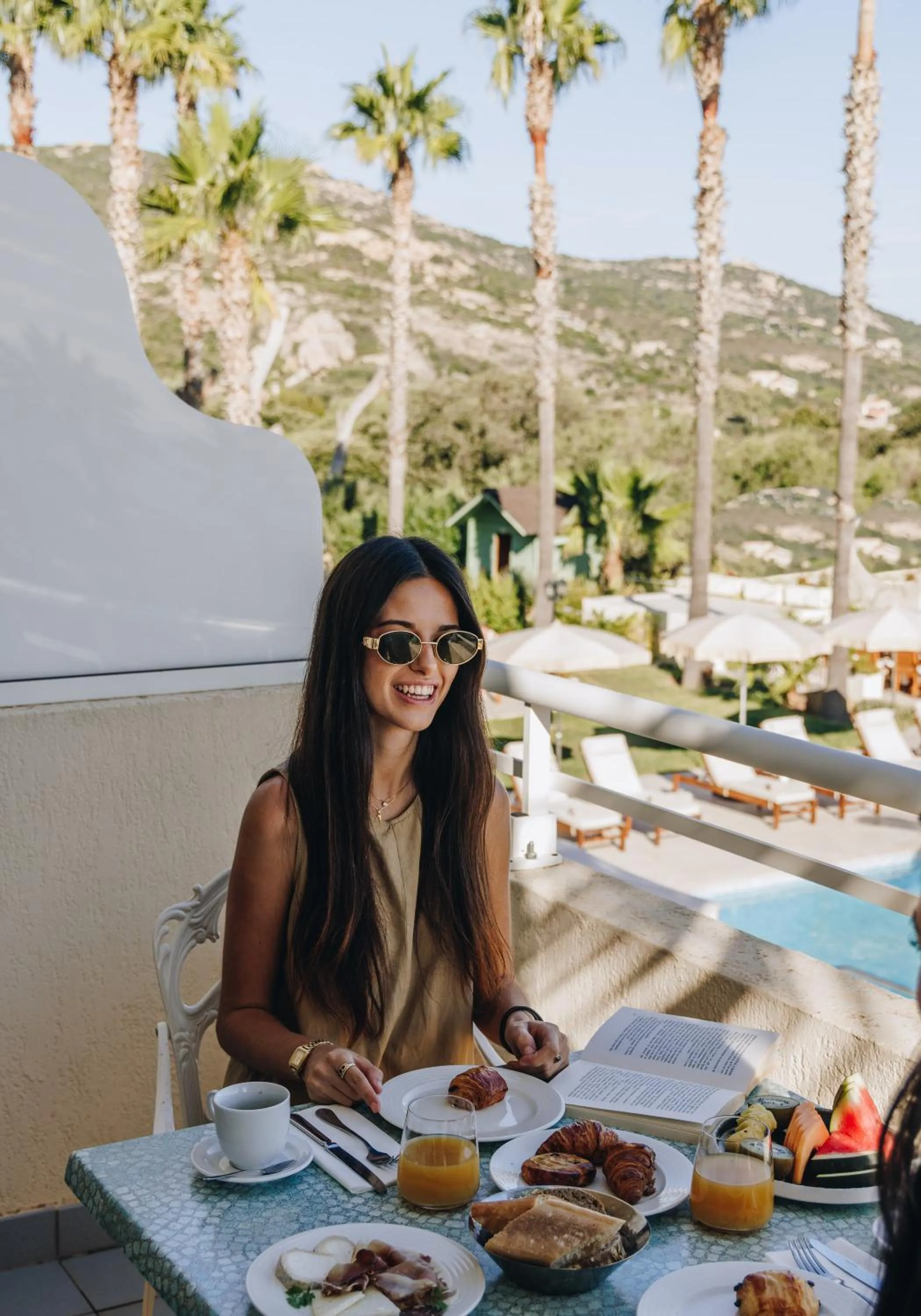 Patio in Hotel Corsica & Spa Serena