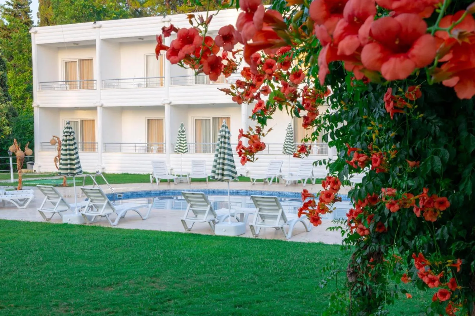 Property building in Aroma Butik Hotel