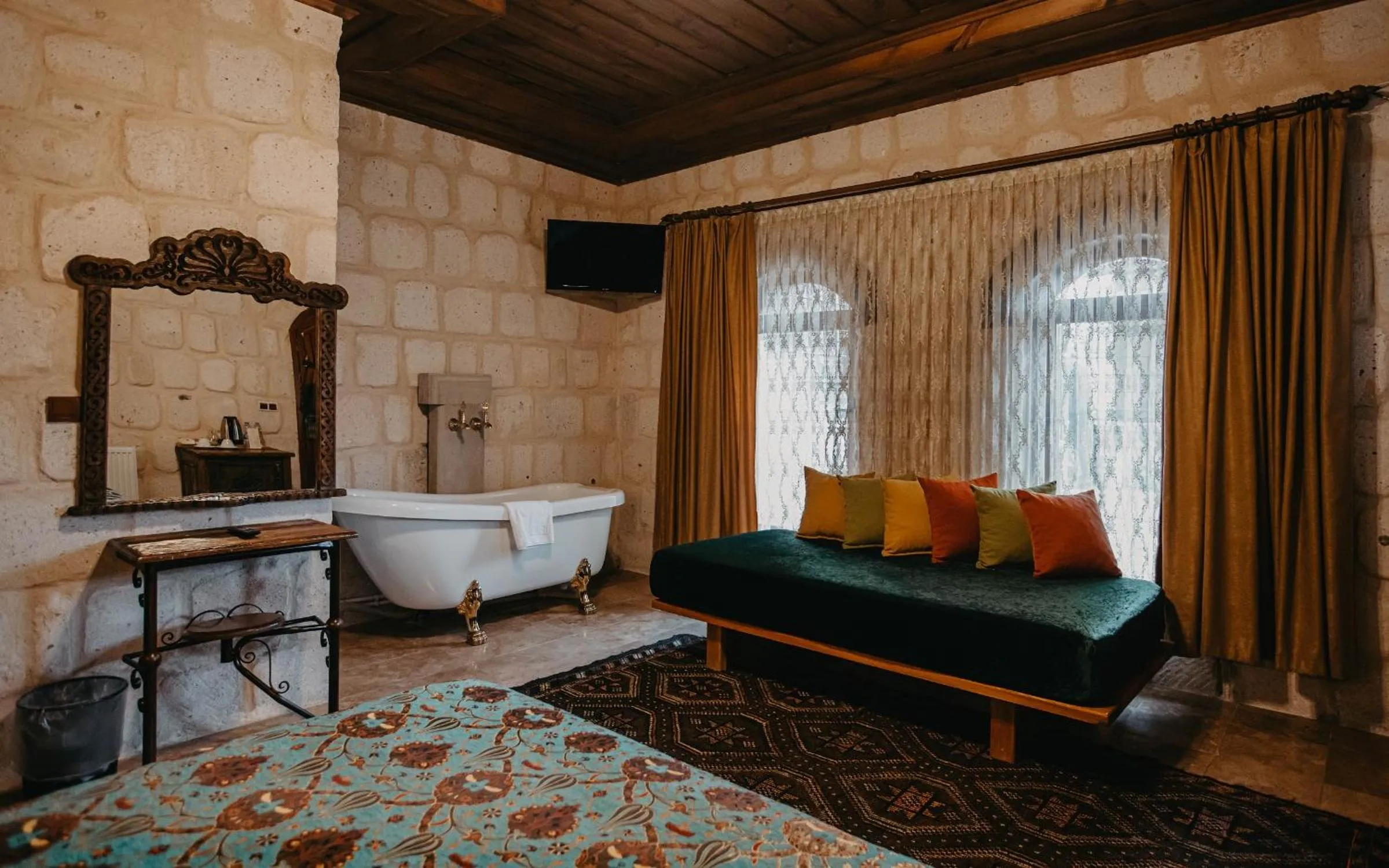Seating area in Prime Cappadocia Suites