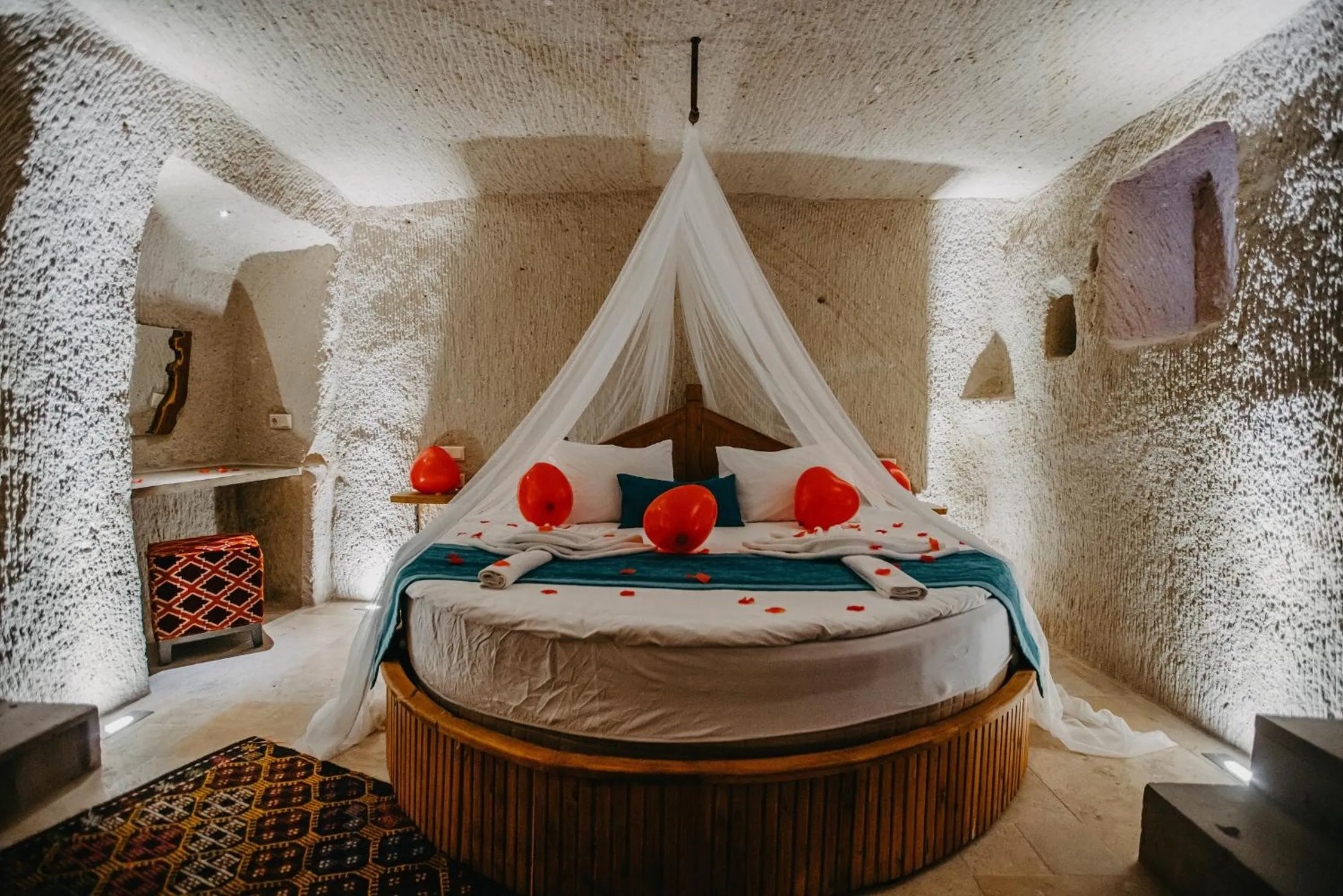 Bed in Prime Cappadocia Suites