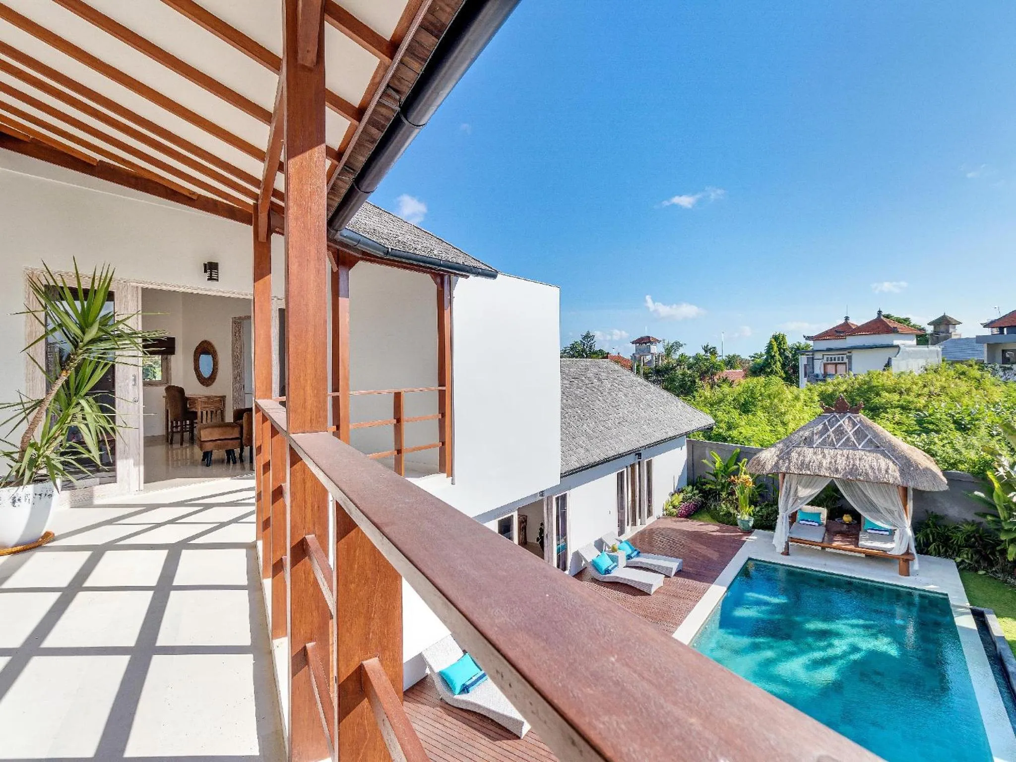 Swimming pool in Villa Hiburan 1 by Villa Finder