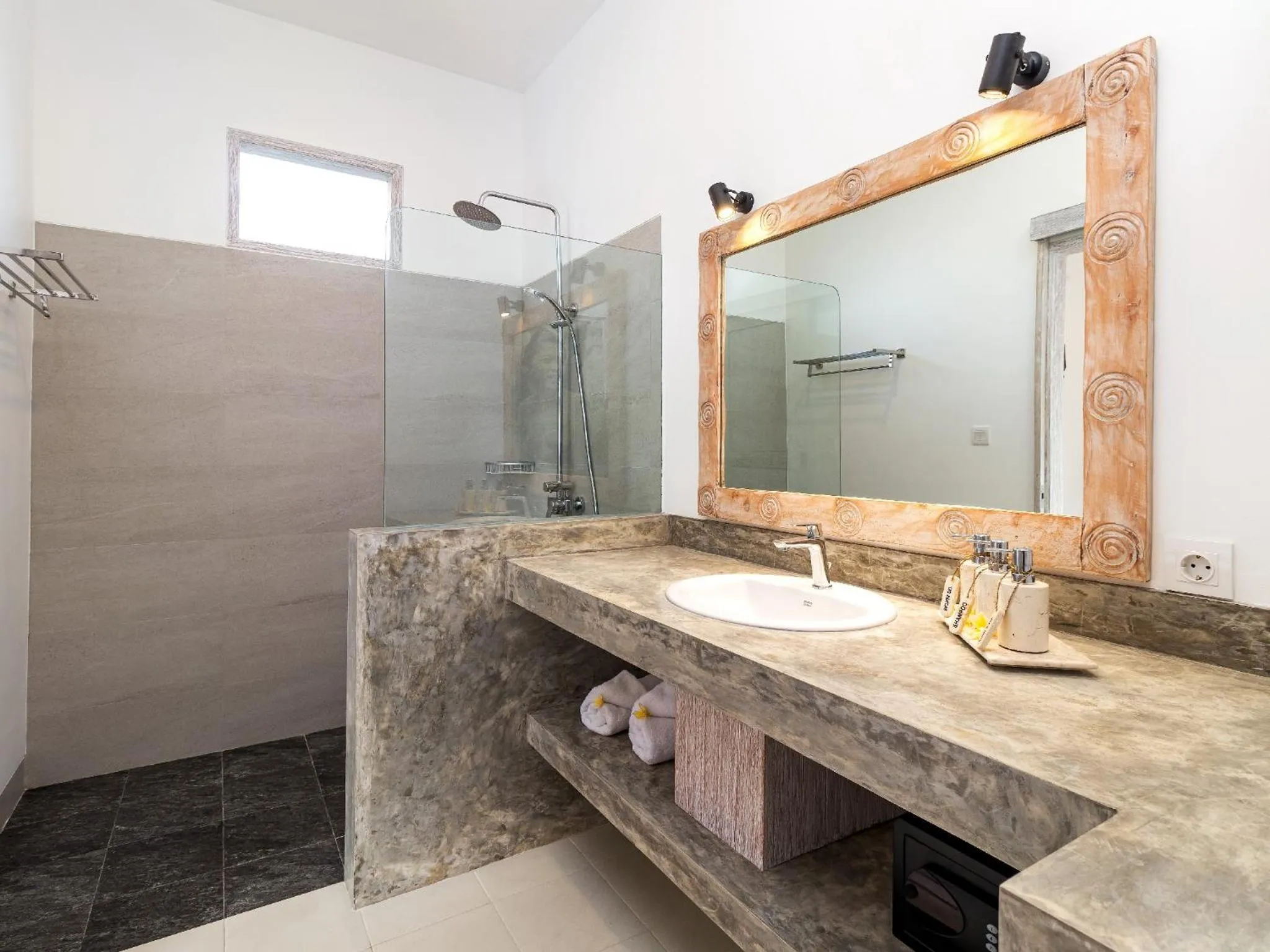 Bathroom in Villa Hiburan 1 by Villa Finder