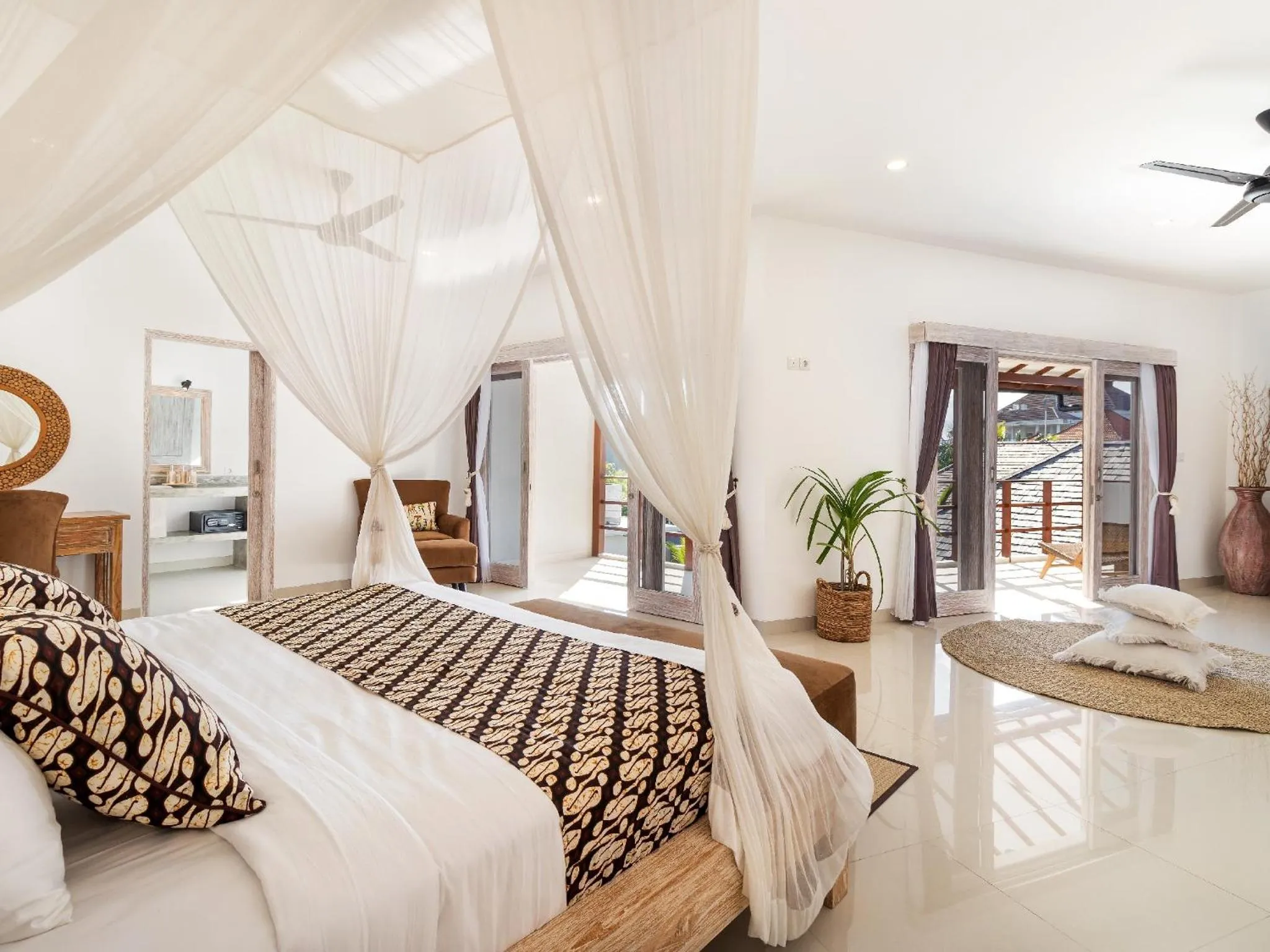 Bed in Villa Hiburan 1 by Villa Finder