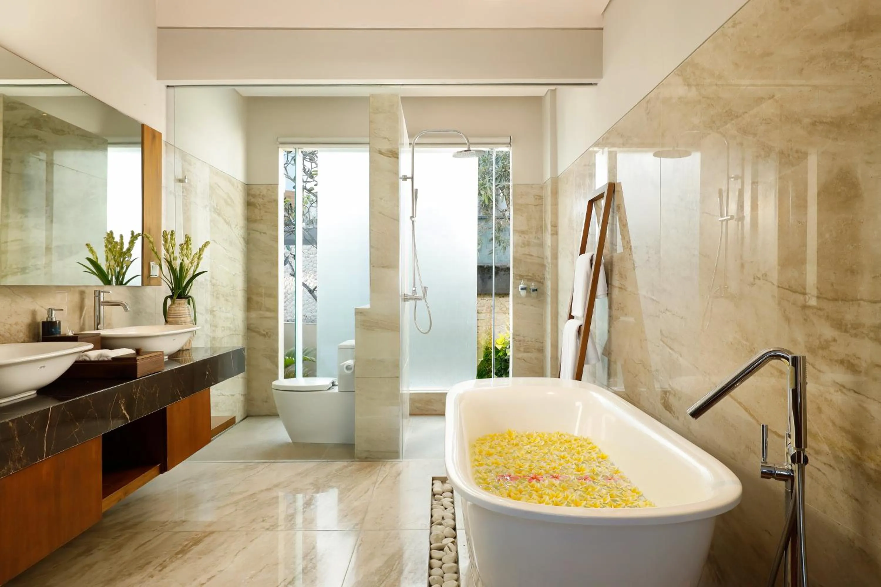 Bathroom in Kampi Villas Nusa Dua by Nakula