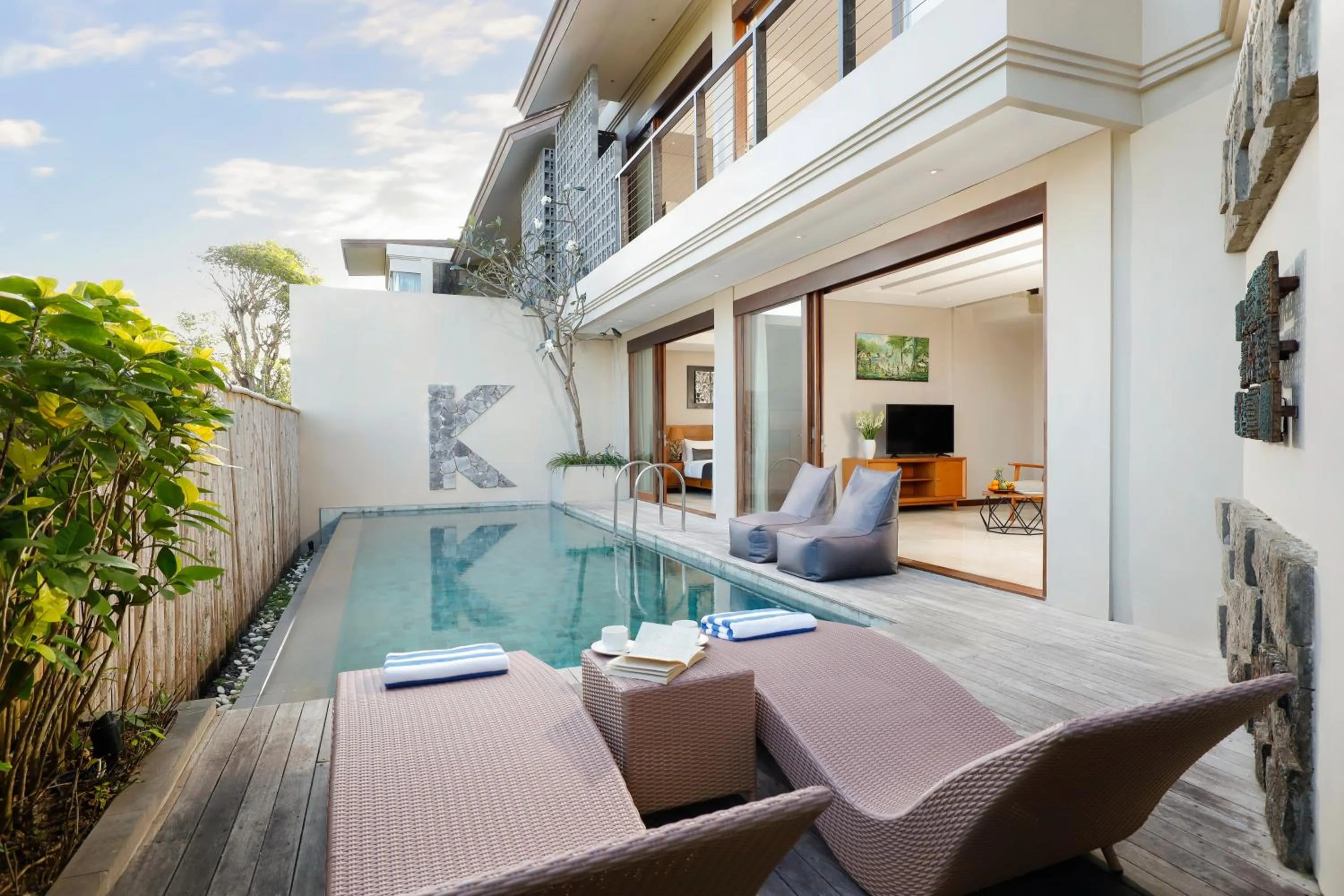 Pool view in Kampi Villas Nusa Dua by Nakula