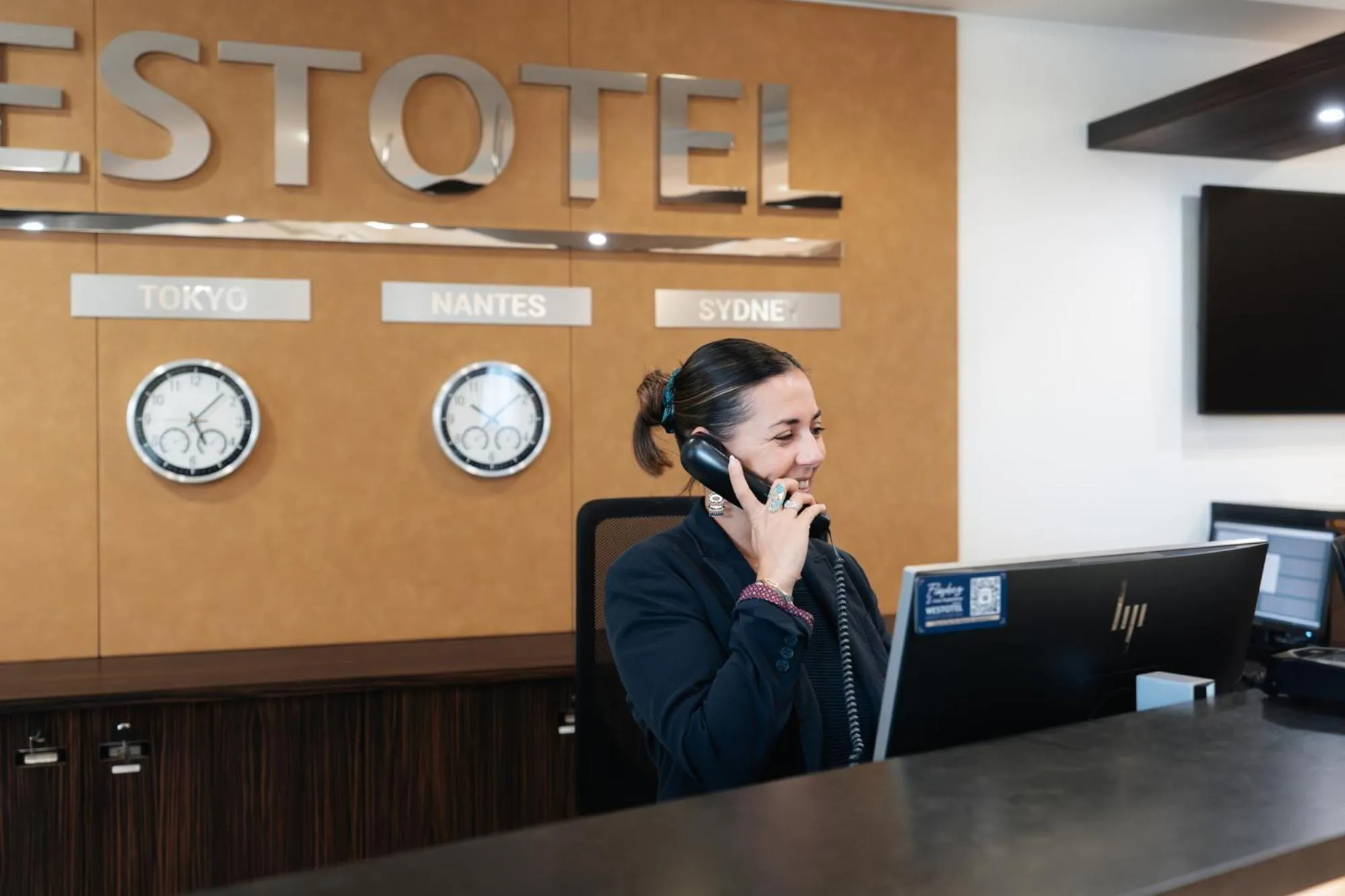 Lobby or reception in Westotel Nantes Atlantique