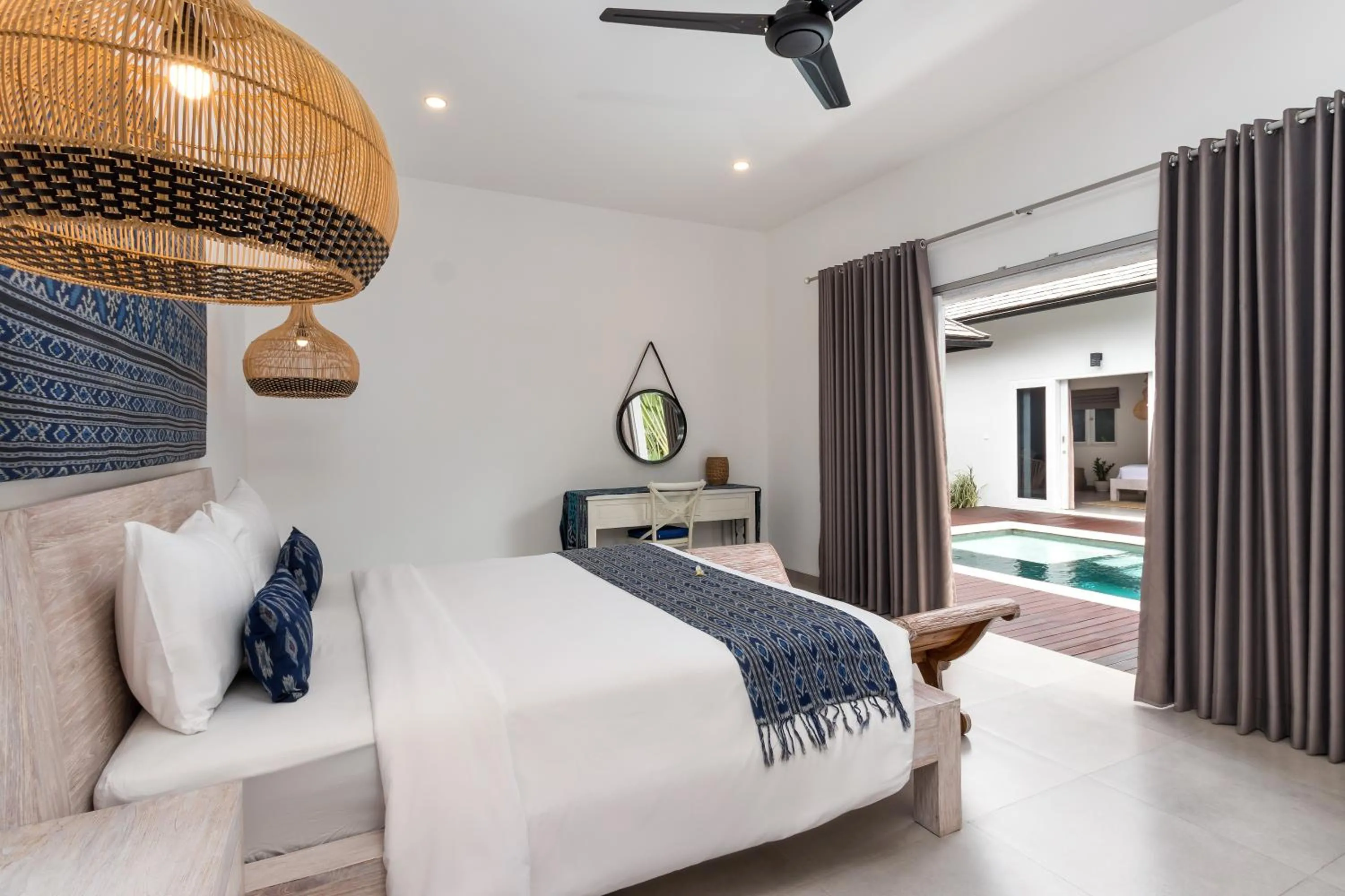 Bedroom, Bed in Villa Hiburan 2 by Villa Finder