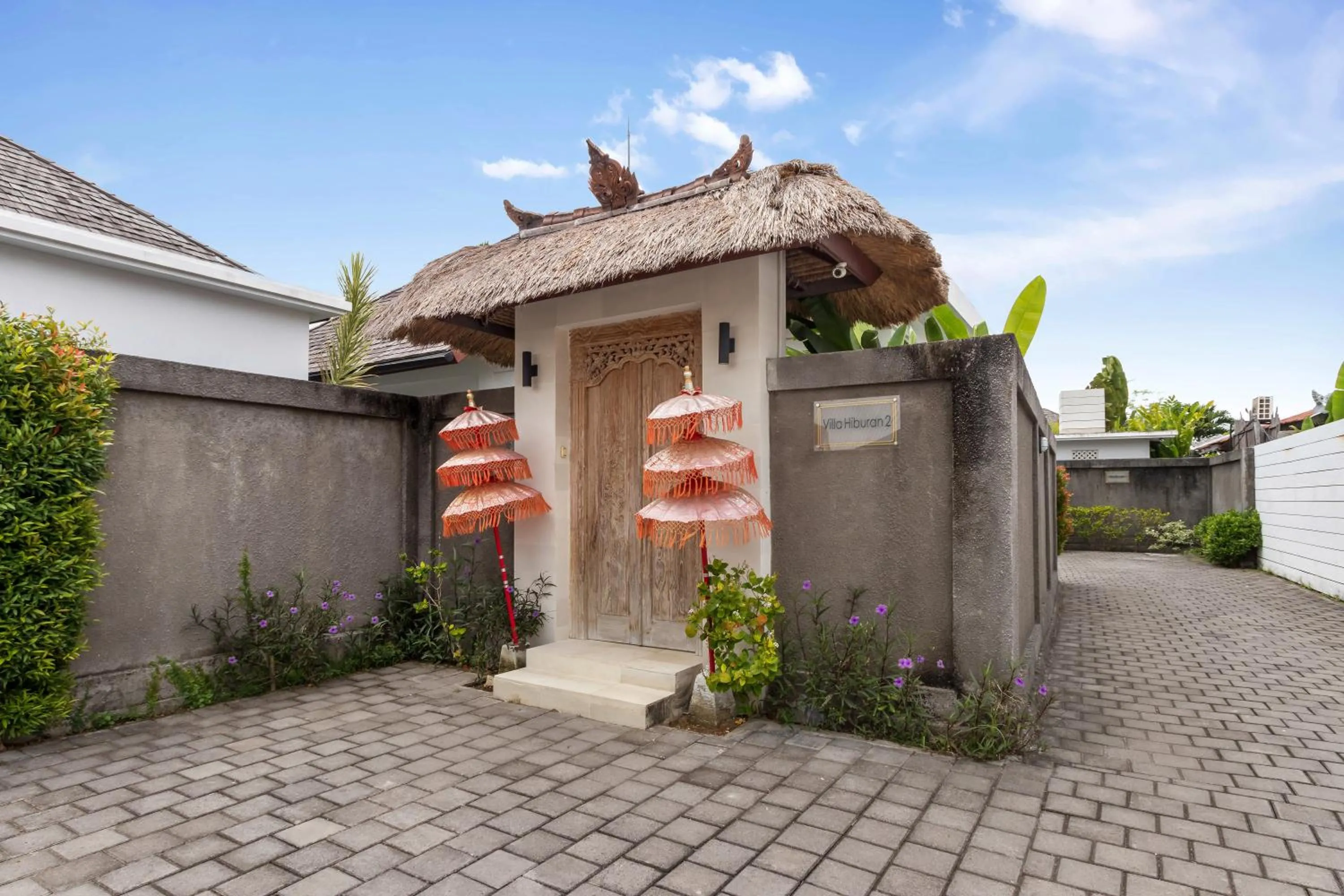 Facade/entrance in Villa Hiburan 2 by Villa Finder
