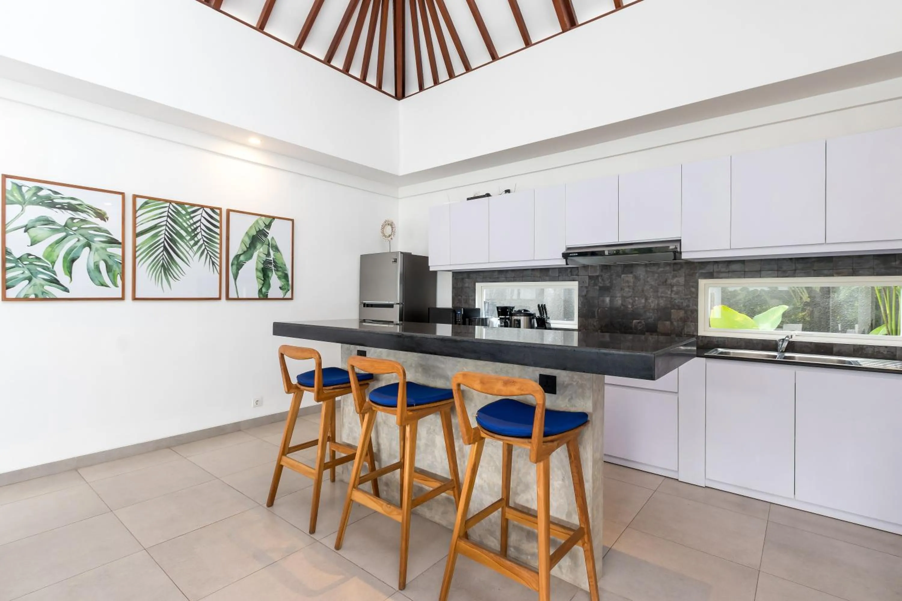 kitchen in Villa Hiburan 2 by Villa Finder