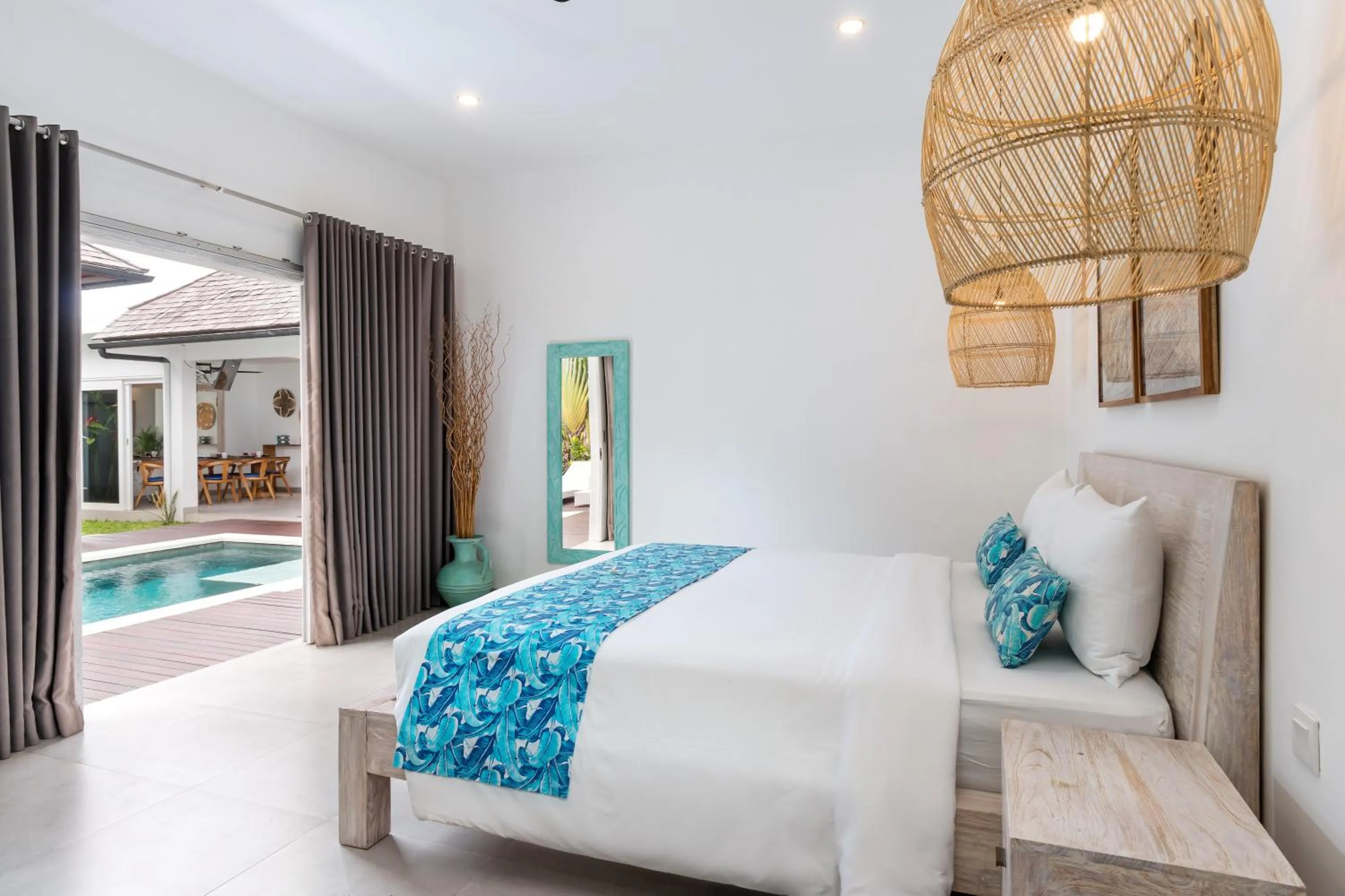 Bedroom, Bed in Villa Hiburan 2 by Villa Finder
