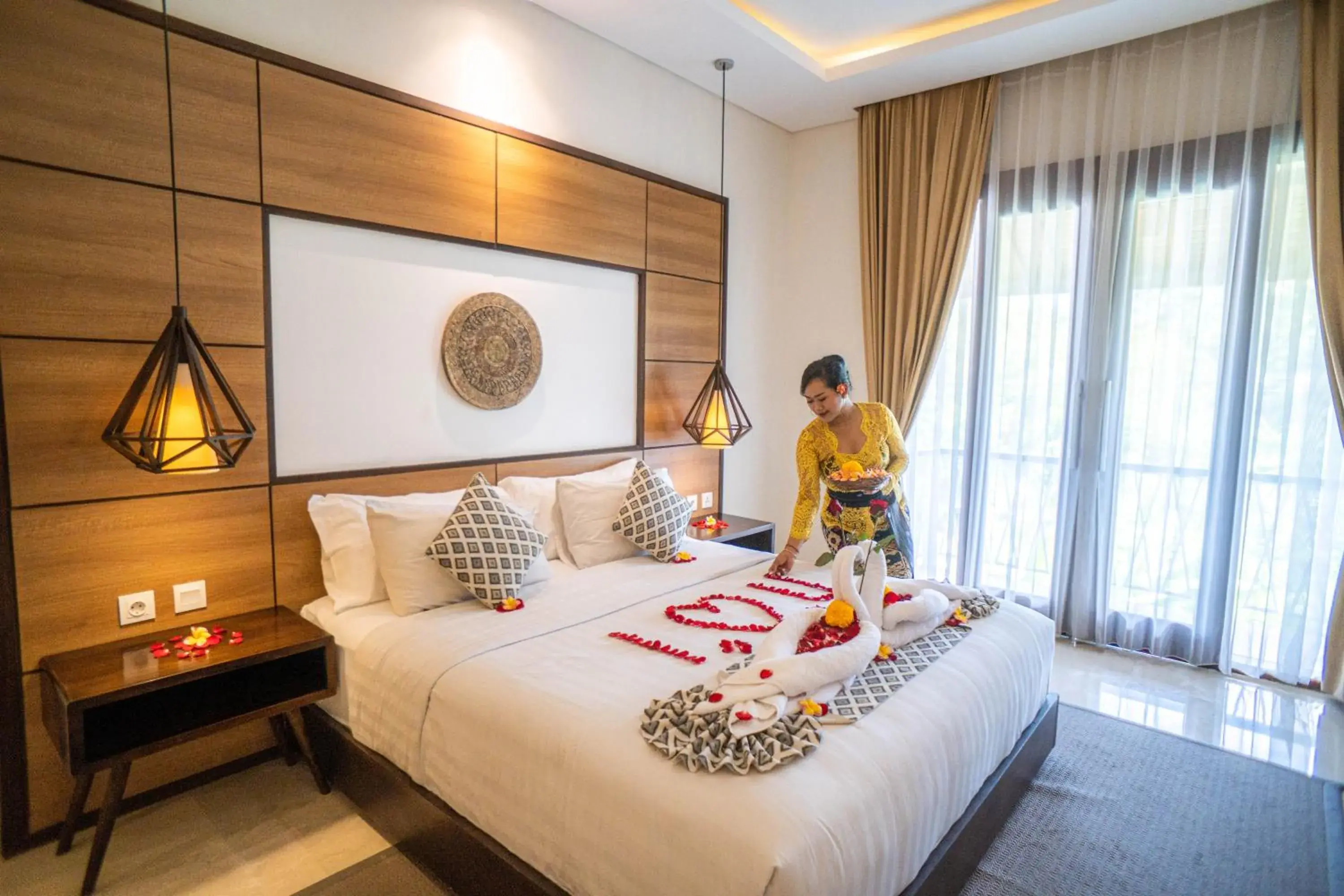 Bed in djabu Echo Beach Hotel Bed in djabu Echo Beach Hotel