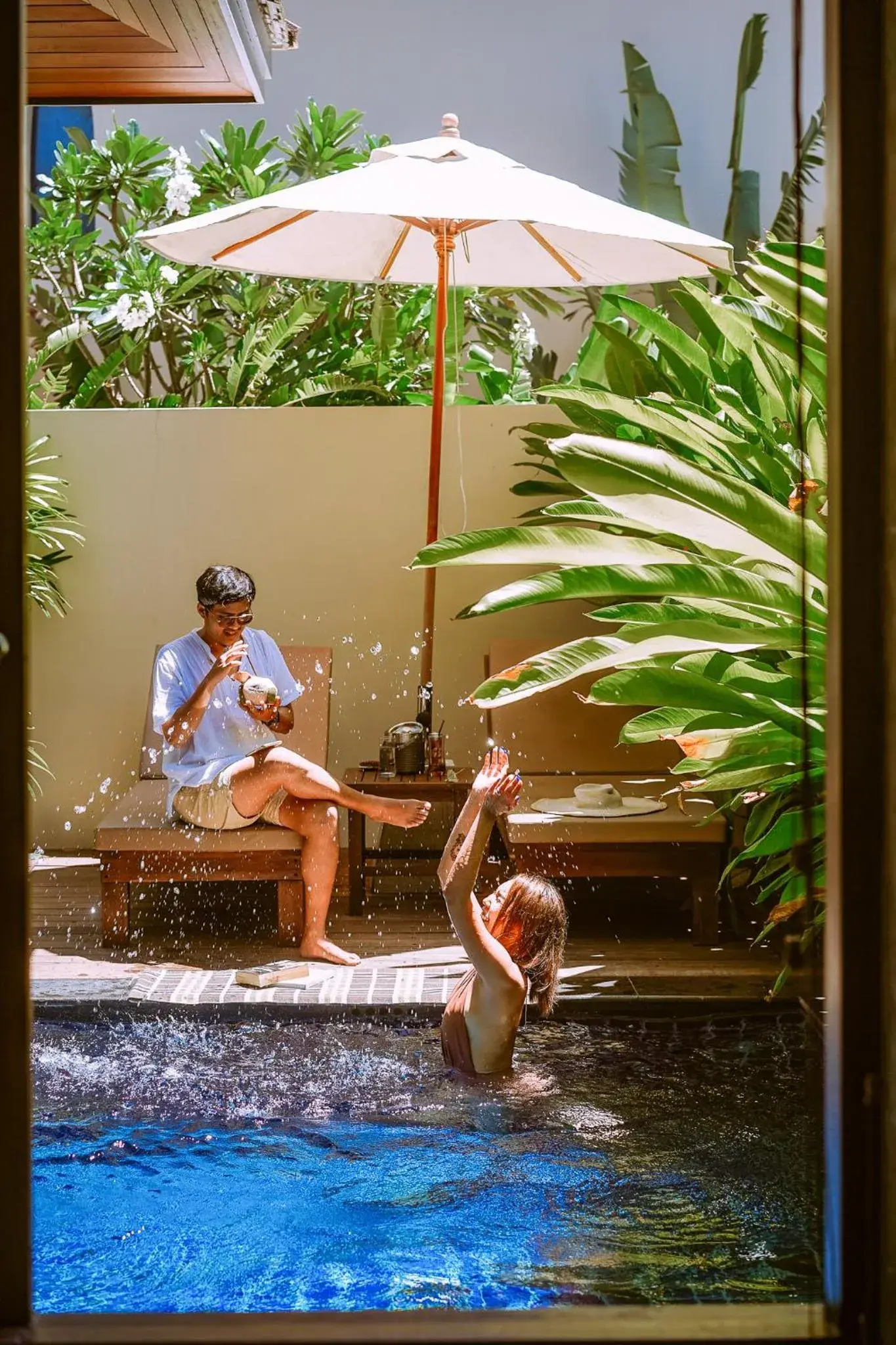 Swimming pool in Khanom Beach Resort And Spa Swimming pool in Khanom Beach Resort And Spa