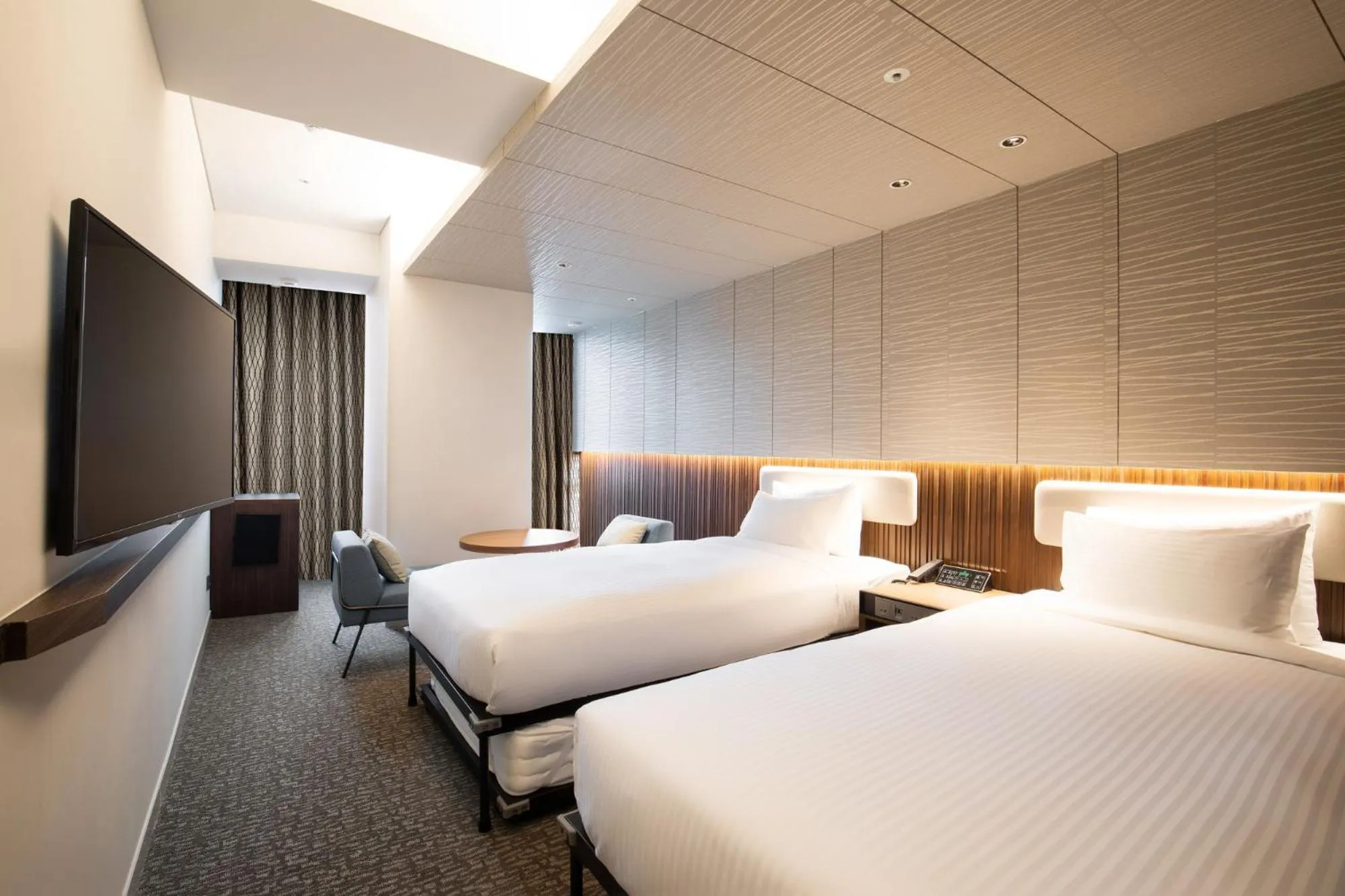 Decorative detail, Bed in Sotetsu Fresa Inn Seoul Myeong-dong