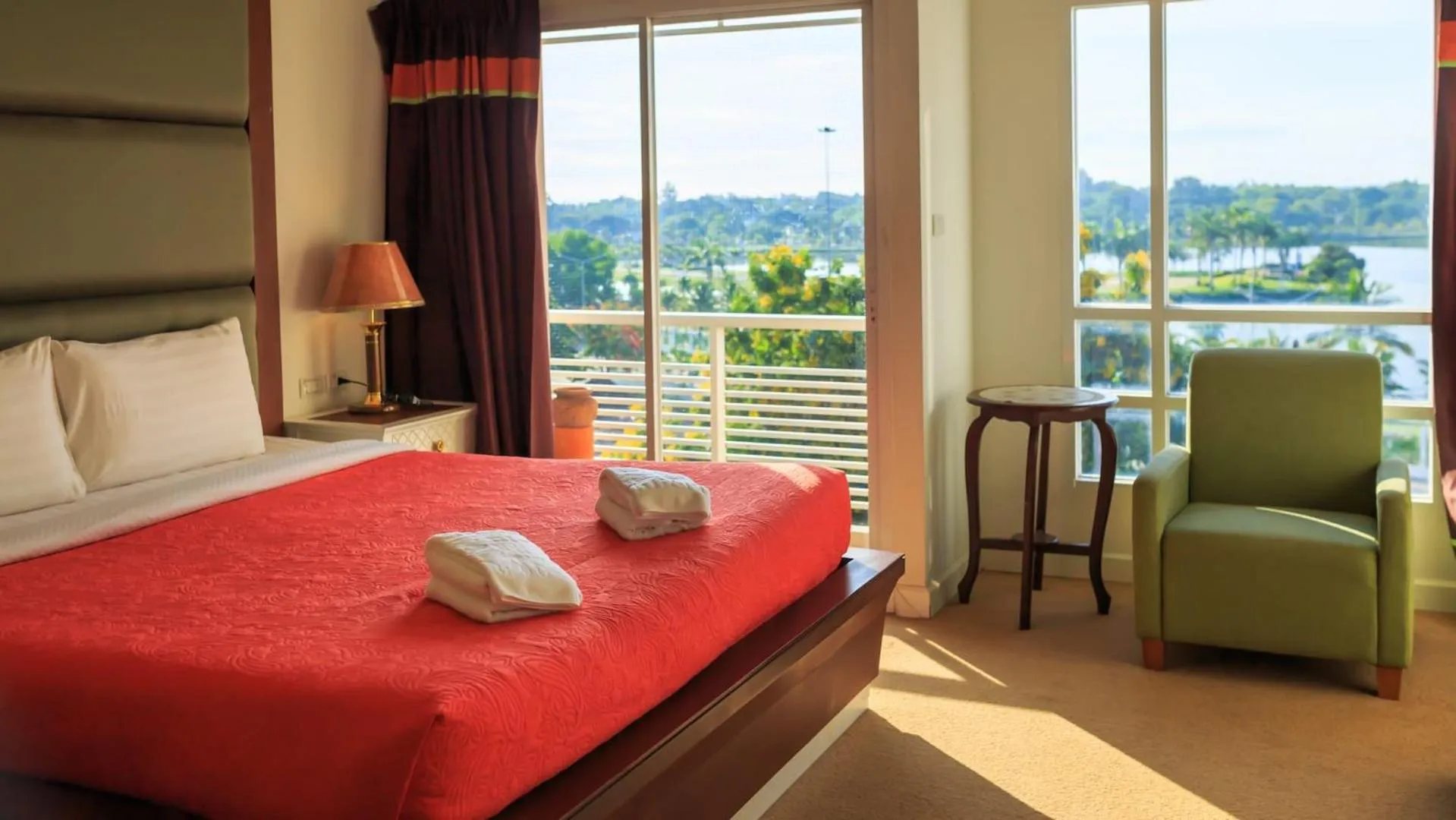 Bed in Kwan Ruen Park